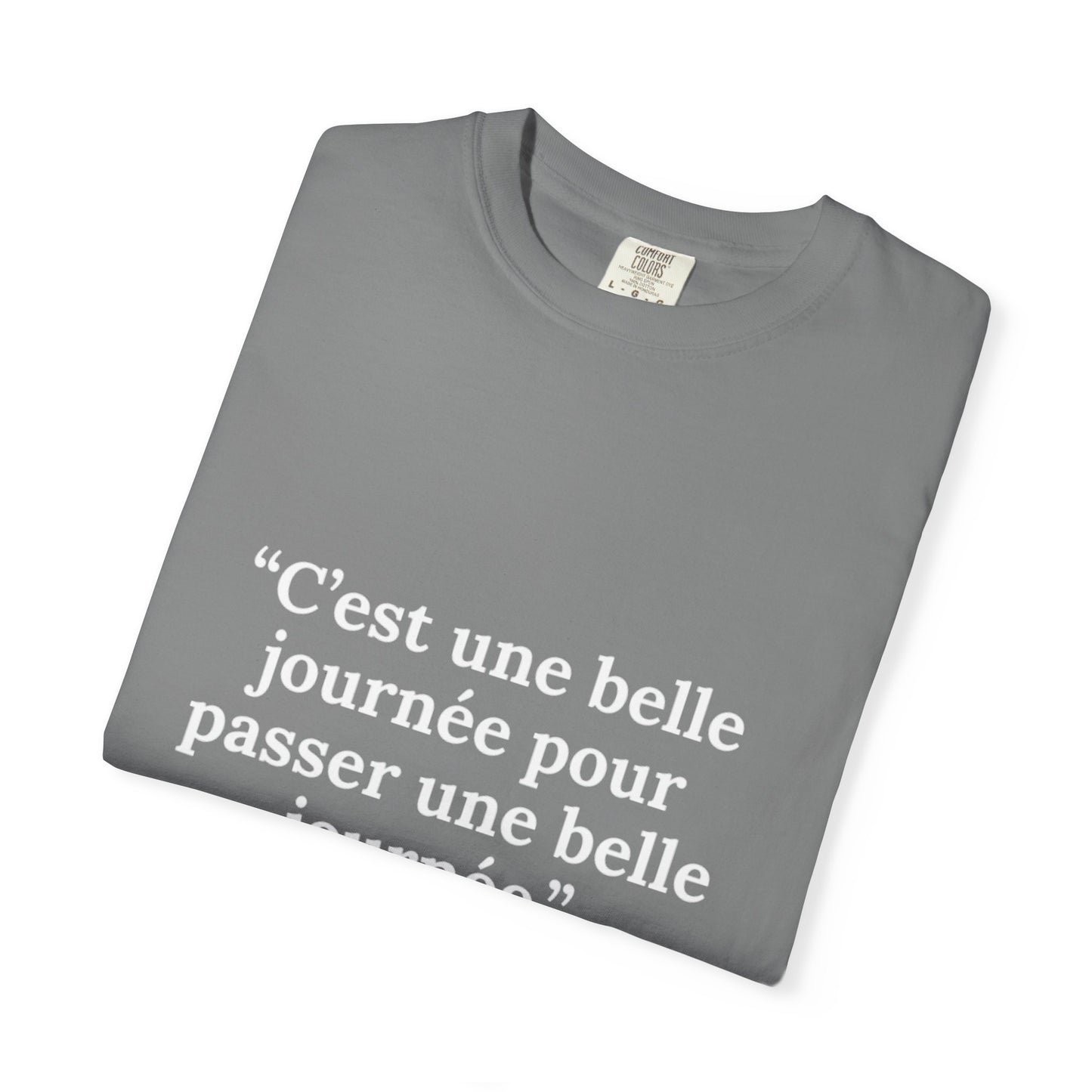 T-shirt Teint à la Perfection, Style Décontracté, Mode Unisexe, Confort Absolu, Idéal pour Offrir (Homme/Femme), L'Essentiel du Quotidien