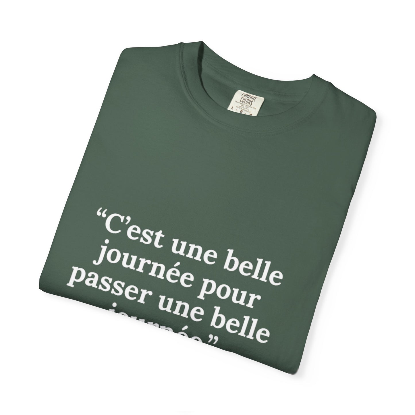 T-shirt Teint à la Perfection, Style Décontracté, Mode Unisexe, Confort Absolu, Idéal pour Offrir (Homme/Femme), L'Essentiel du Quotidien