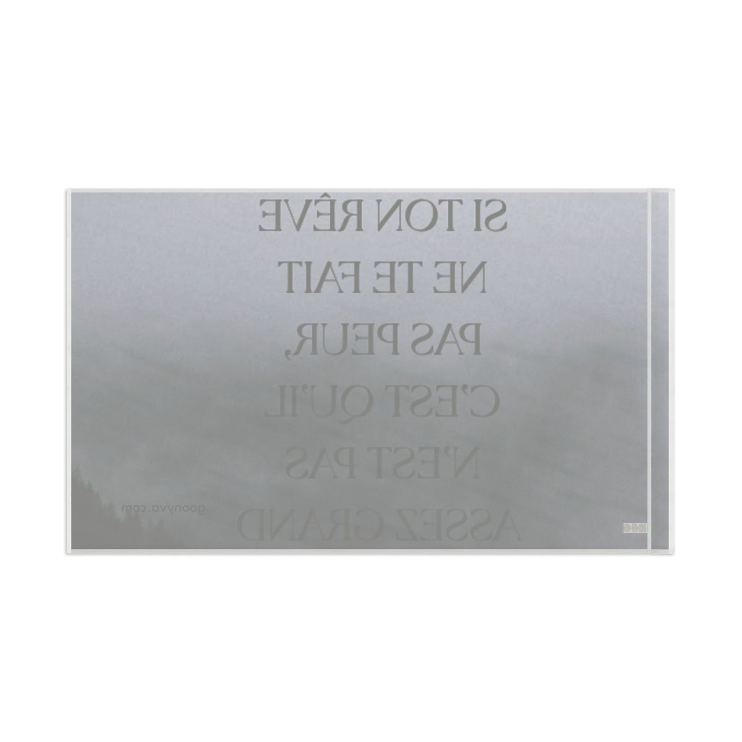Impression d'art mural de motivation Décoration intérieure inspirante Œuvre d'art avec citation sur les rêves Cadeau pour les rêveurs Décoration murale unique