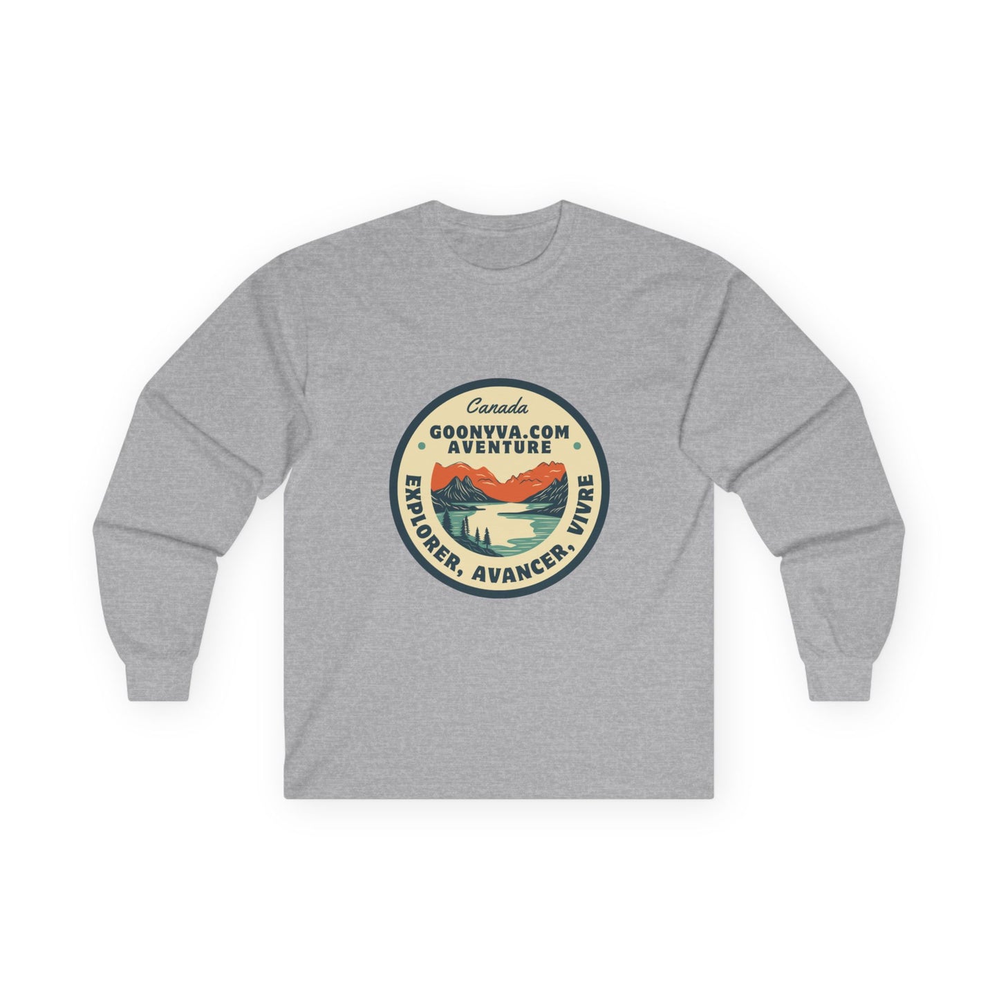 T-shirt Aventure Unisexe à Manches Longues Chemise de voyage Vêtement pour les passionnés de plein air Cadeau des Fêtes Vêtement décontracté