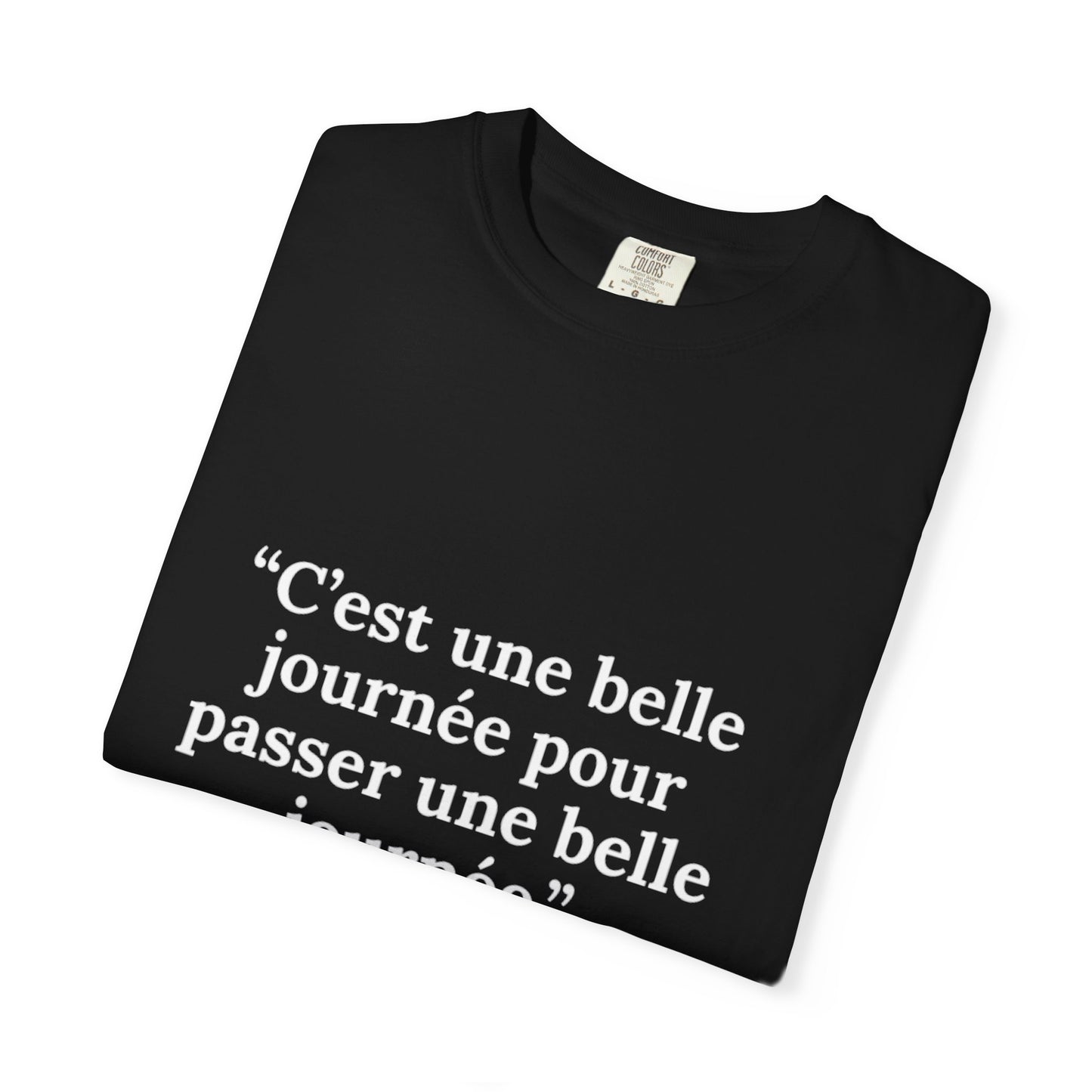 T-shirt Teint à la Perfection, Style Décontracté, Mode Unisexe, Confort Absolu, Idéal pour Offrir (Homme/Femme), L'Essentiel du Quotidien