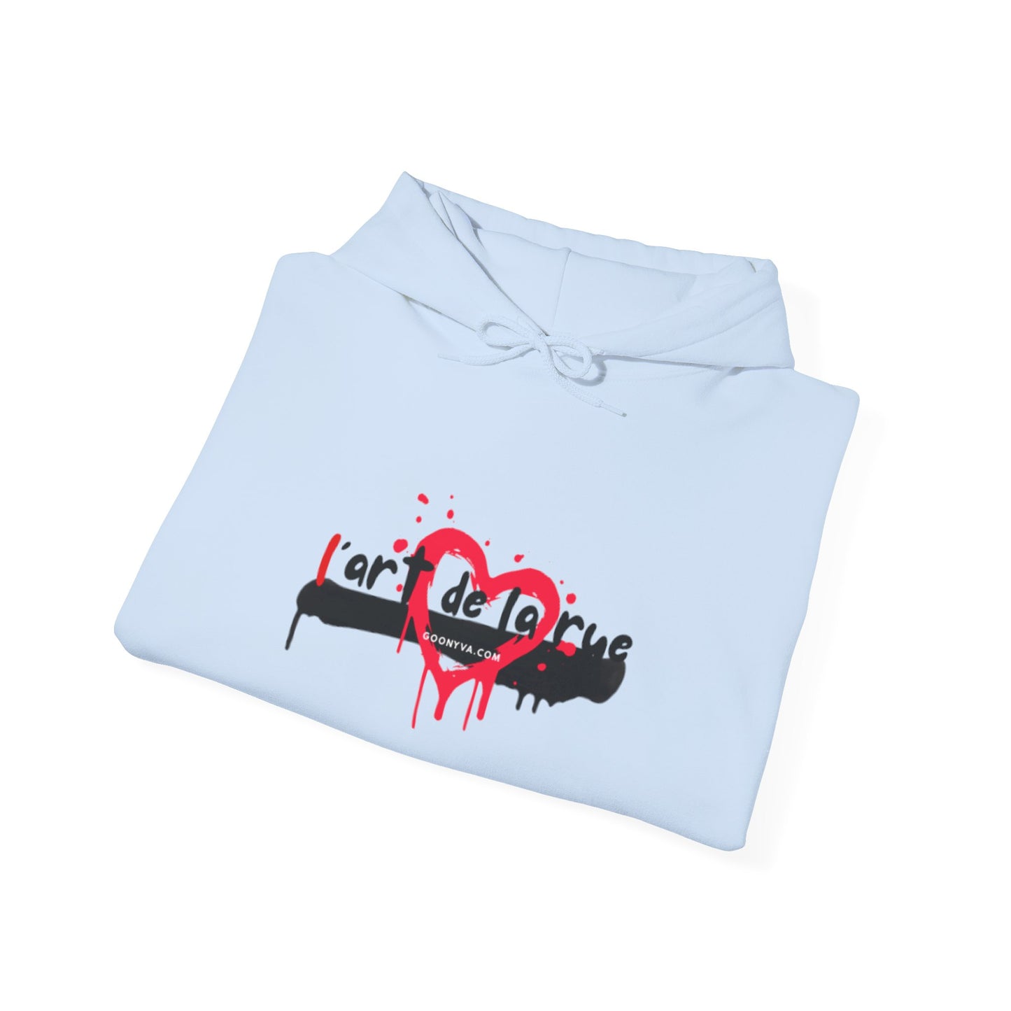 Chandail à Capuche Épais "Art Cœur" – Le Sweat-shirt Douillet Idéal pour les Passionnés d'Art. Tendance Unisexe Parfait pour la Saint-Valentin et les Tenues Décontractées.
