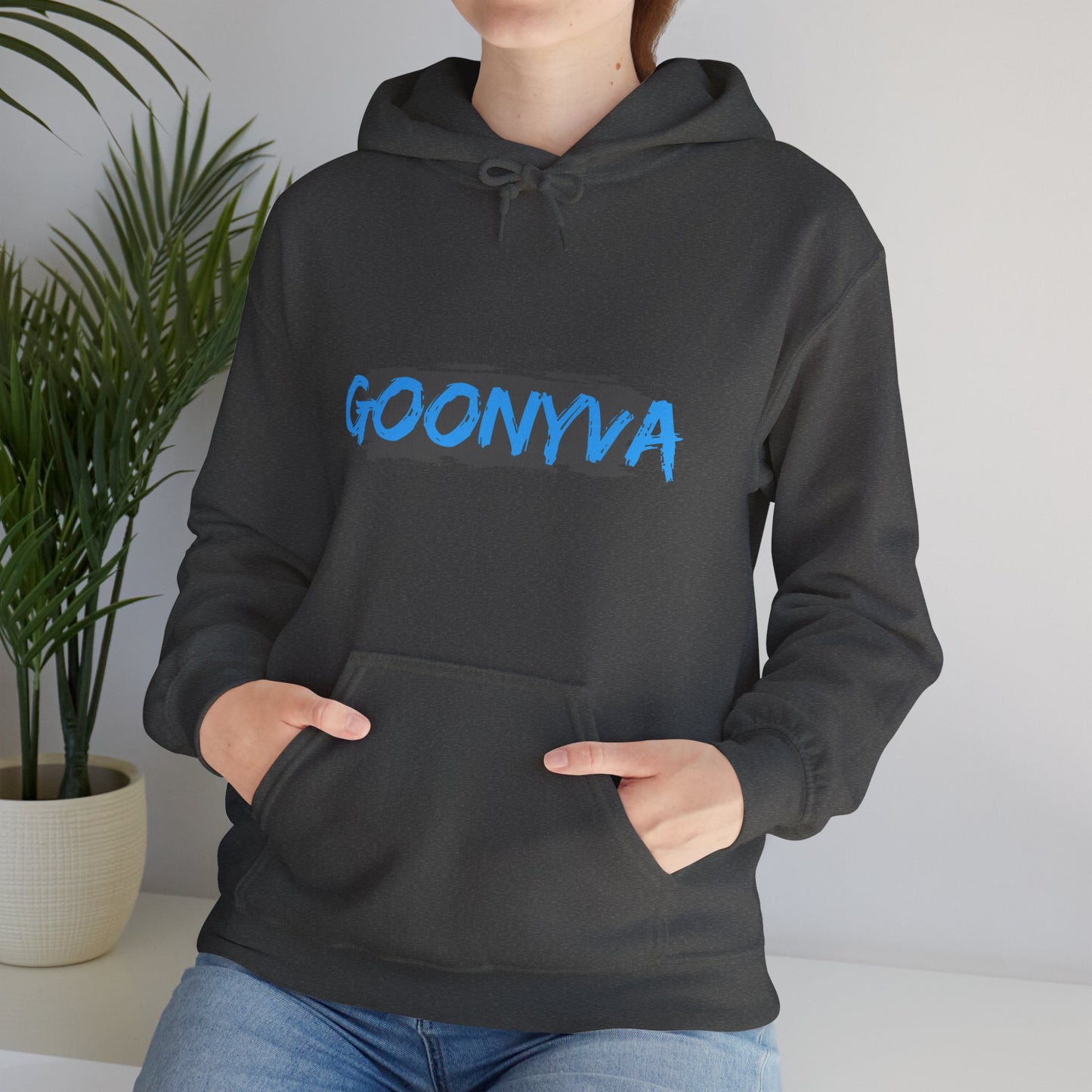 GOONYVA Hoodie à capuche unisexe en mélange épais, confortable pour toutes les occasions, tenue décontractée, cadeau pour amis, confortablee