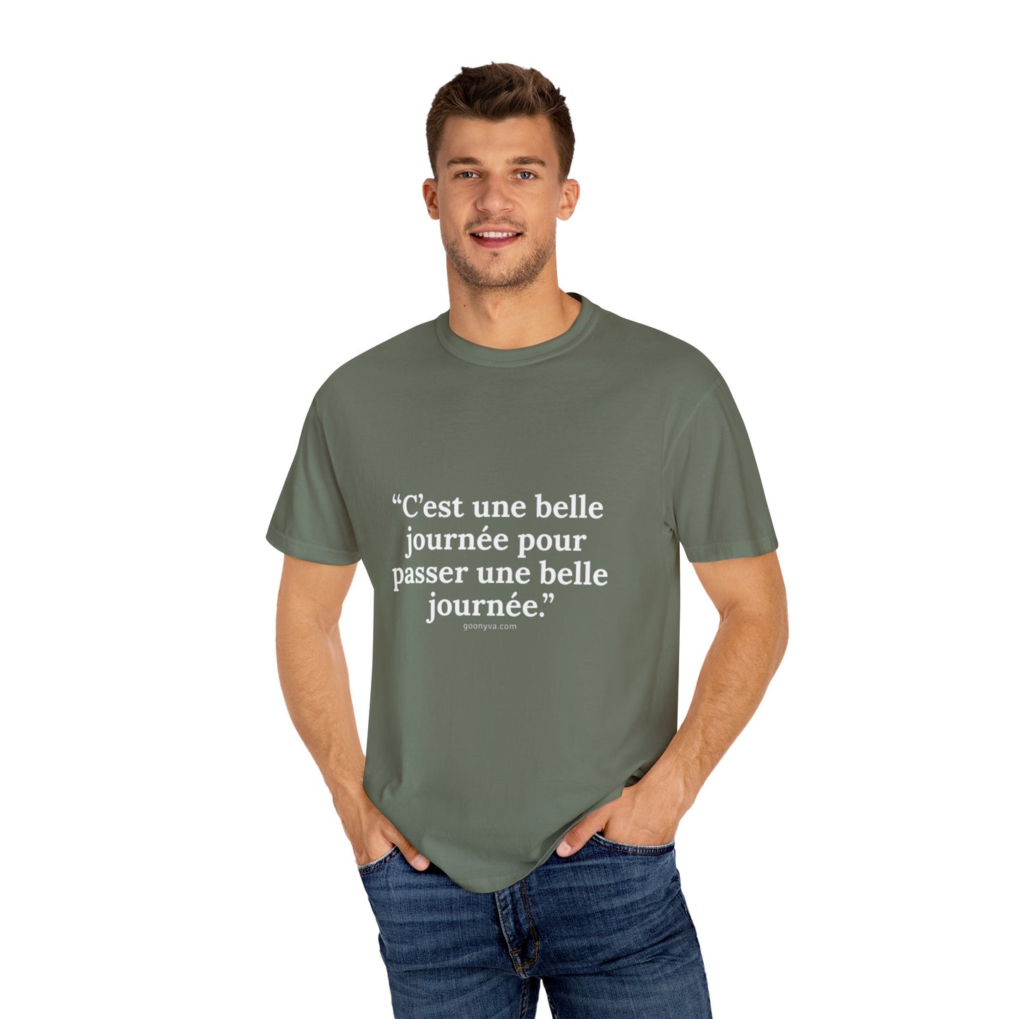 T-shirt Teint à la Perfection, Style Décontracté, Mode Unisexe, Confort Absolu, Idéal pour Offrir (Homme/Femme), L'Essentiel du Quotidien