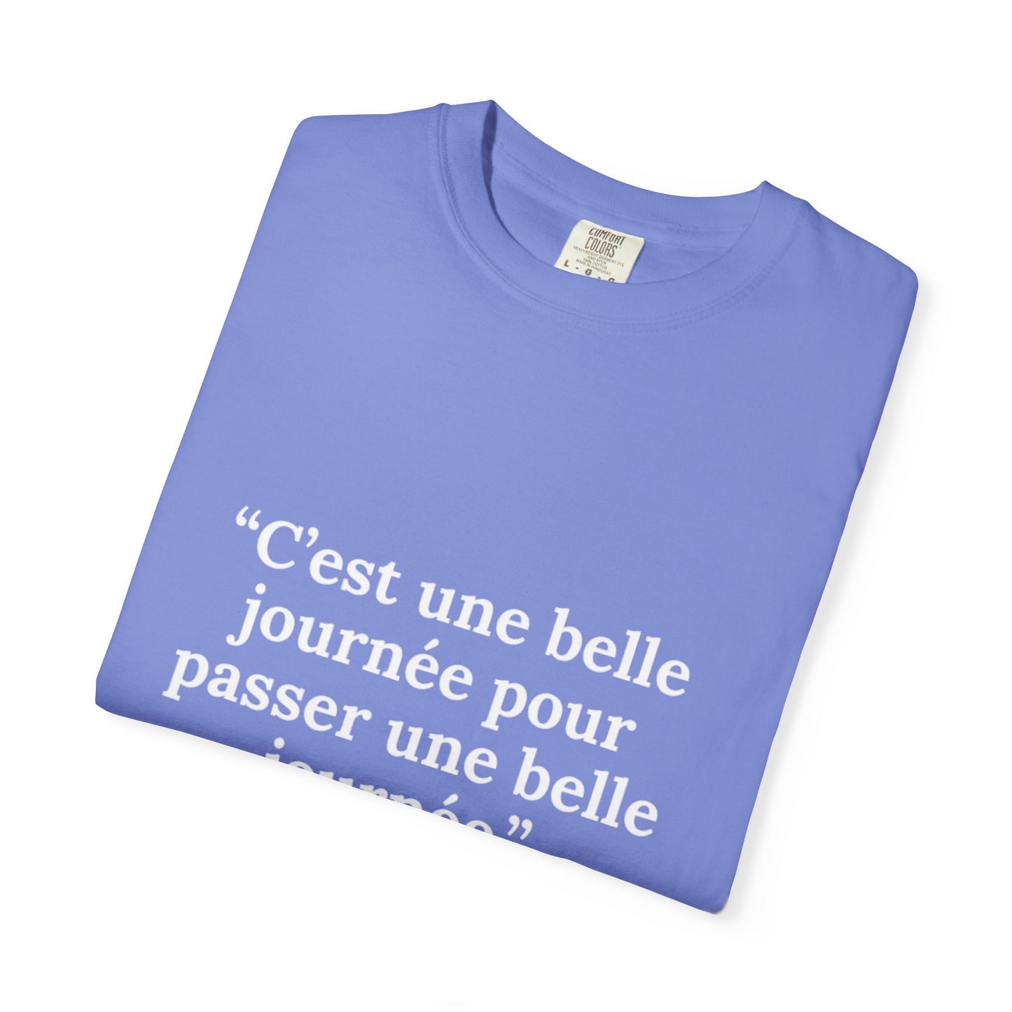 T-shirt Teint à la Perfection, Style Décontracté, Mode Unisexe, Confort Absolu, Idéal pour Offrir (Homme/Femme), L'Essentiel du Quotidien