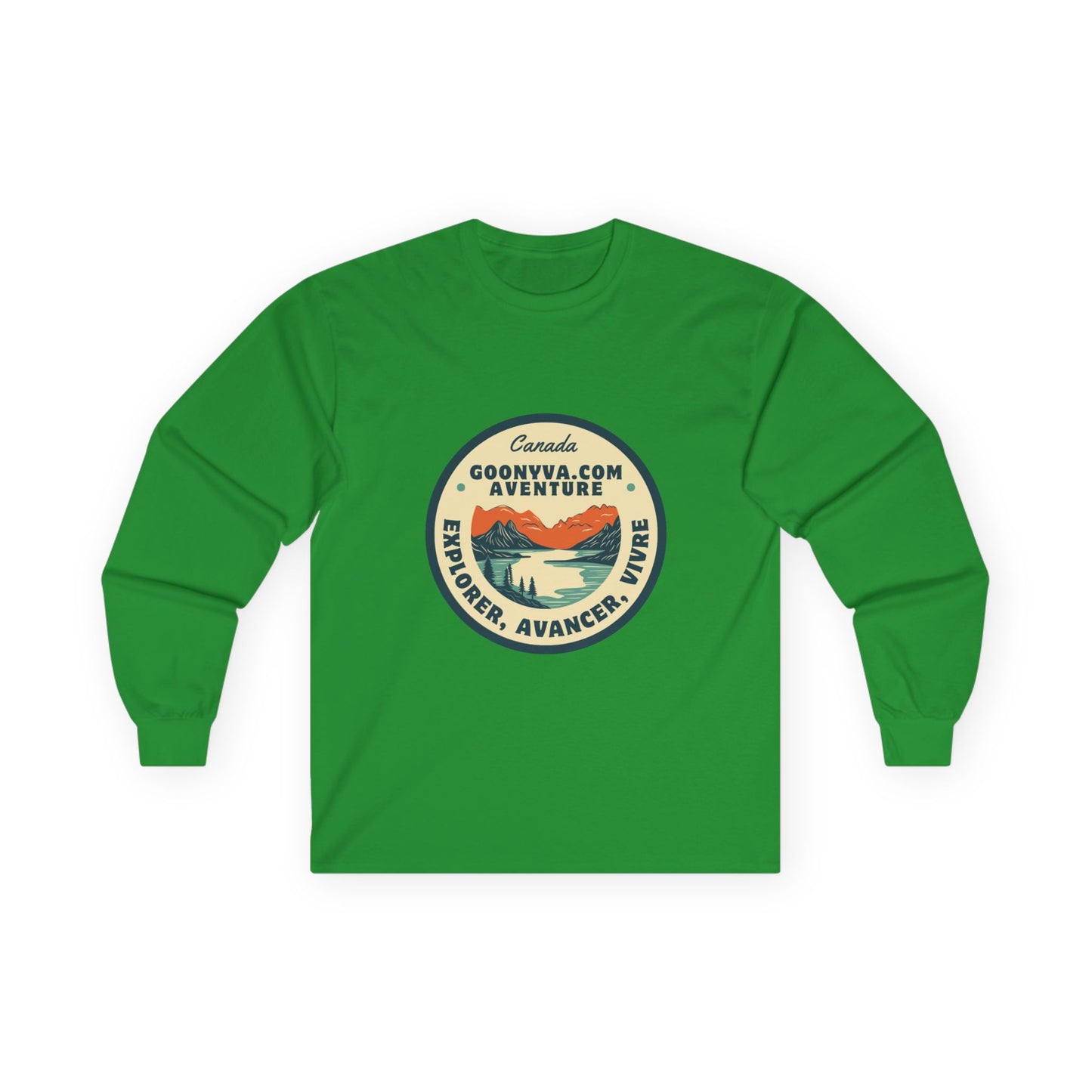 T-shirt Aventure Unisexe à Manches Longues Chemise de voyage Vêtement pour les passionnés de plein air Cadeau des Fêtes Vêtement décontracté