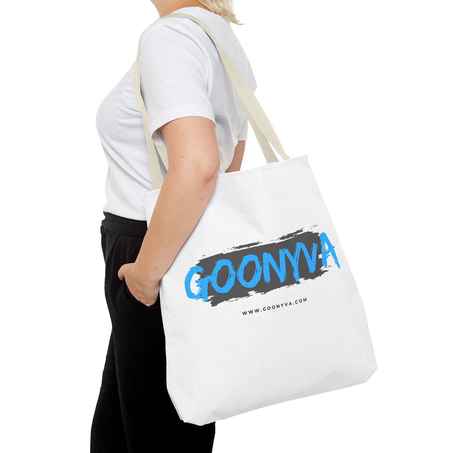 Sac Fourre-Tout Élégant avec Design GOONYVA, Sac Fourre-Tout Quotidien, Sac d'Épicerie Personnalisable, Sac de Transport Tendance, Cadeau pour les Mamans.