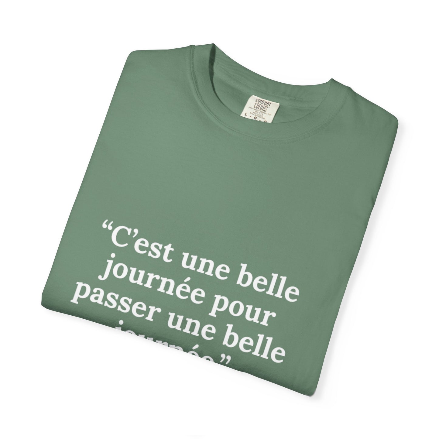 T-shirt Teint à la Perfection, Style Décontracté, Mode Unisexe, Confort Absolu, Idéal pour Offrir (Homme/Femme), L'Essentiel du Quotidien
