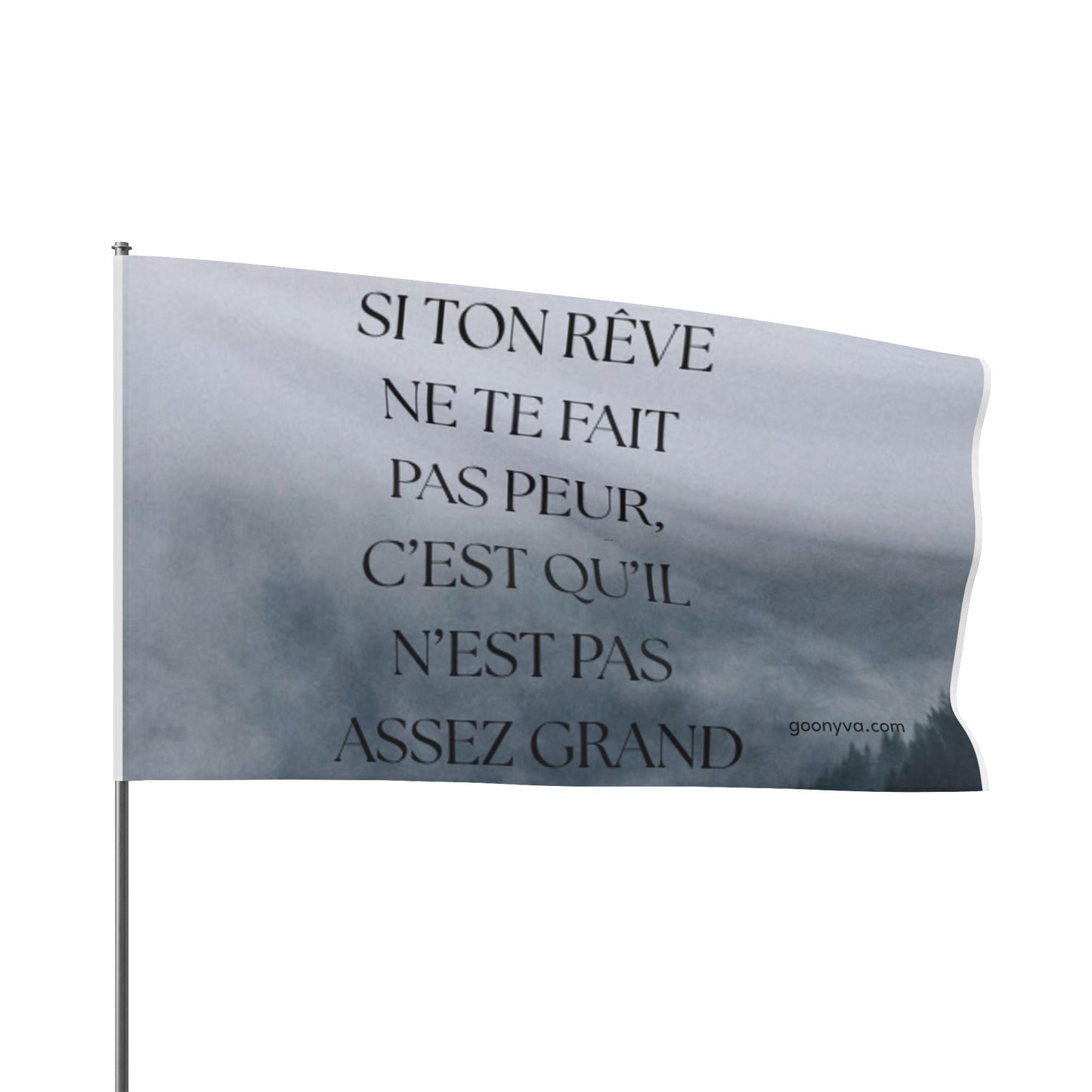 Impression d'art mural de motivation Décoration intérieure inspirante Œuvre d'art avec citation sur les rêves Cadeau pour les rêveurs Décoration murale unique