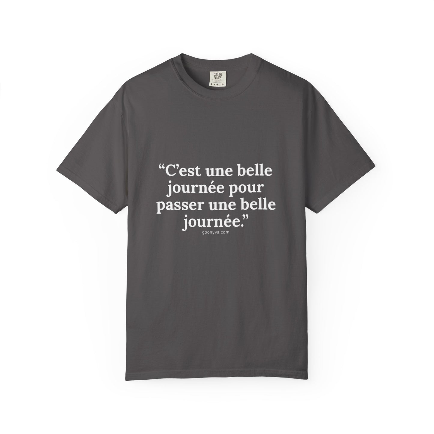 T-shirt Teint à la Perfection, Style Décontracté, Mode Unisexe, Confort Absolu, Idéal pour Offrir (Homme/Femme), L'Essentiel du Quotidien