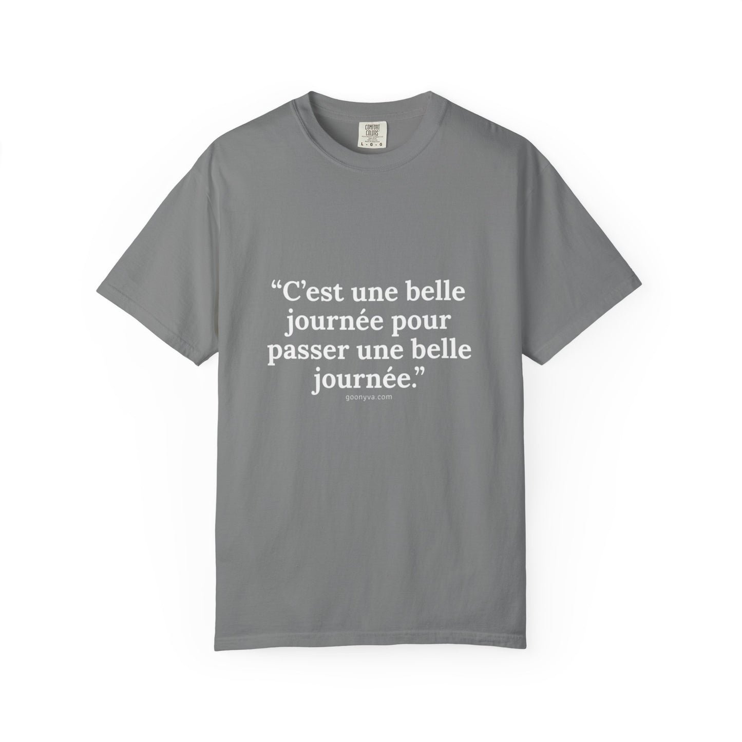 T-shirt Teint à la Perfection, Style Décontracté, Mode Unisexe, Confort Absolu, Idéal pour Offrir (Homme/Femme), L'Essentiel du Quotidien