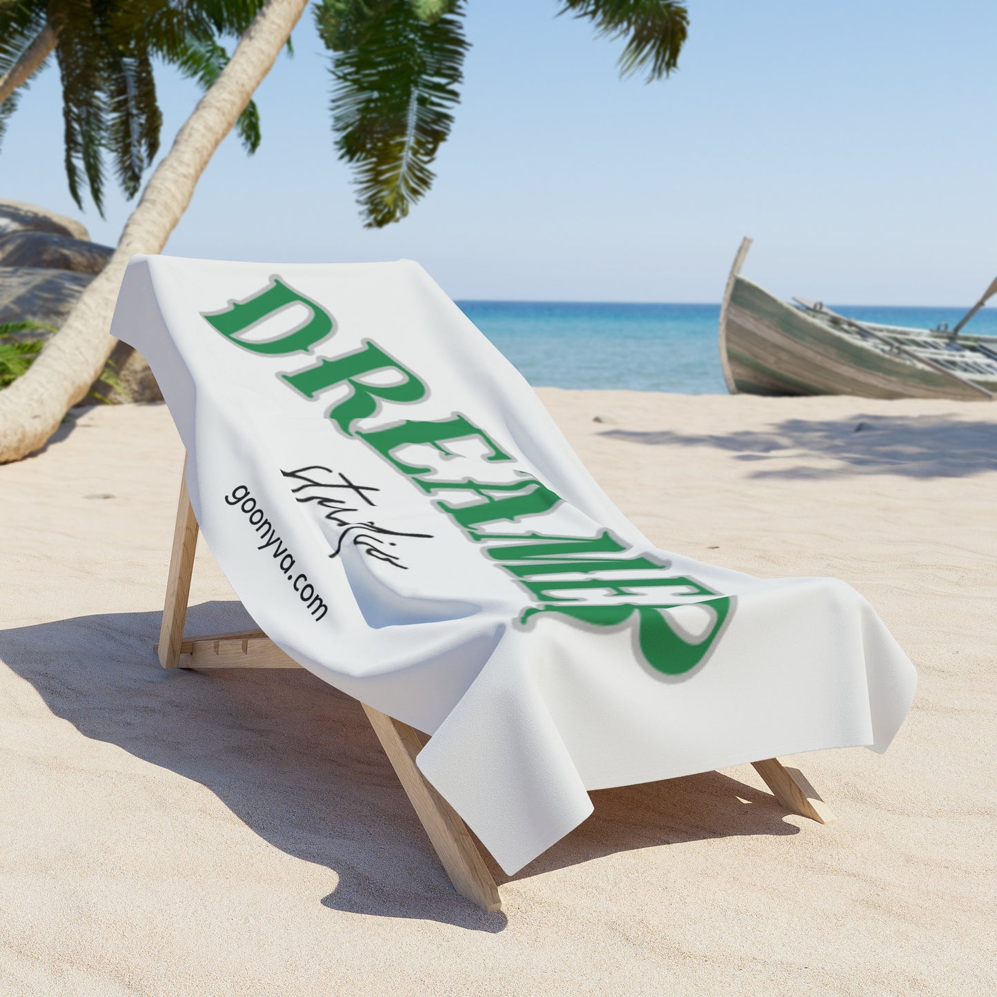 Serviette de plage "Dreamer" L'esprit de liberté Parfaite pour l'été Idéale pour les fêtes à la piscine et les escapades à la plage Cadeau pour les rêveurs Essentiel pour la relaxation