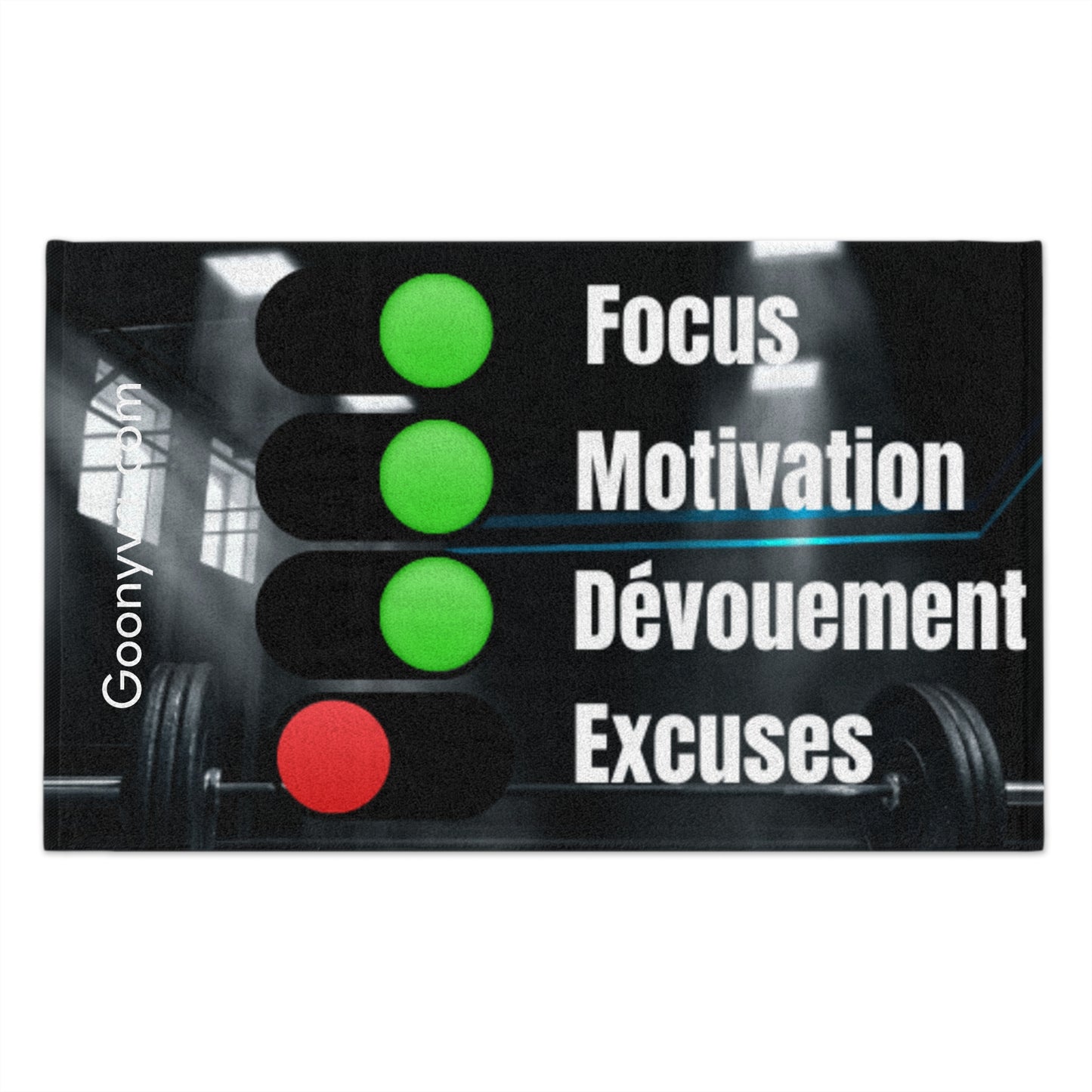 Serviette de sport motivante Serviette de fitness Serviette d'entraînement inspirante Serviette de ralliement sportive Équipement de gym Motivateur d'exercice