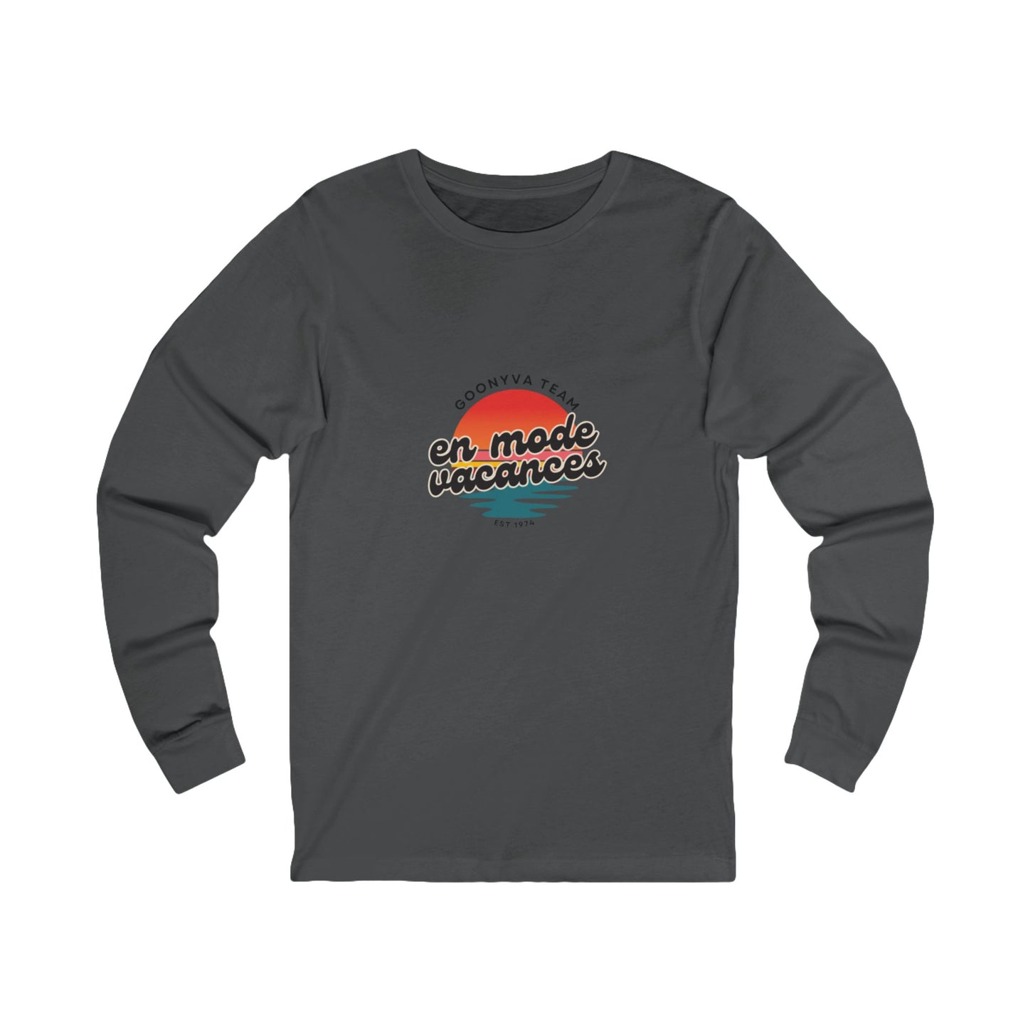T-shirt Unisexe à Manches Longues T-shirt décontracté pour les vacances Cadeau pour les amoureux du voyage Tenue d'été Haut élégant pour la superposition