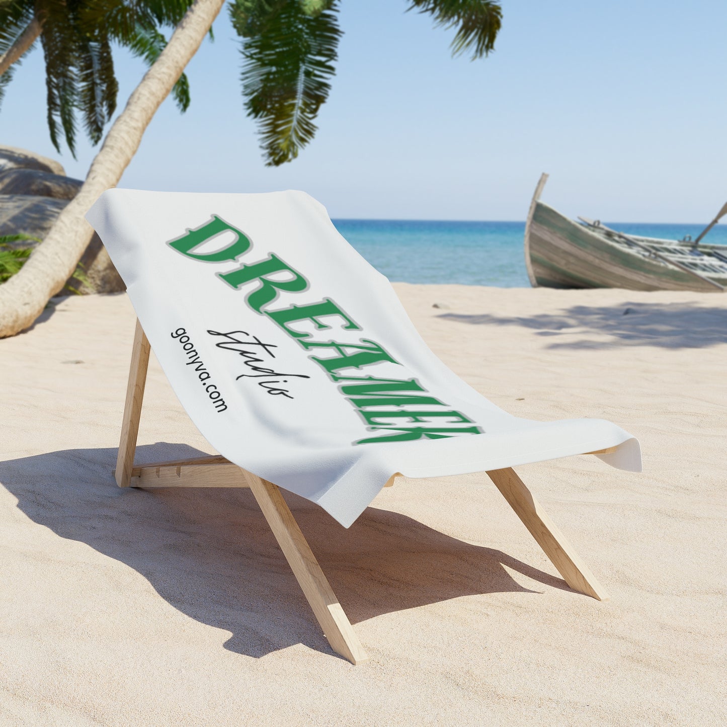 Serviette de plage "Dreamer" L'esprit de liberté Parfaite pour l'été Idéale pour les fêtes à la piscine et les escapades à la plage Cadeau pour les rêveurs Essentiel pour la relaxation