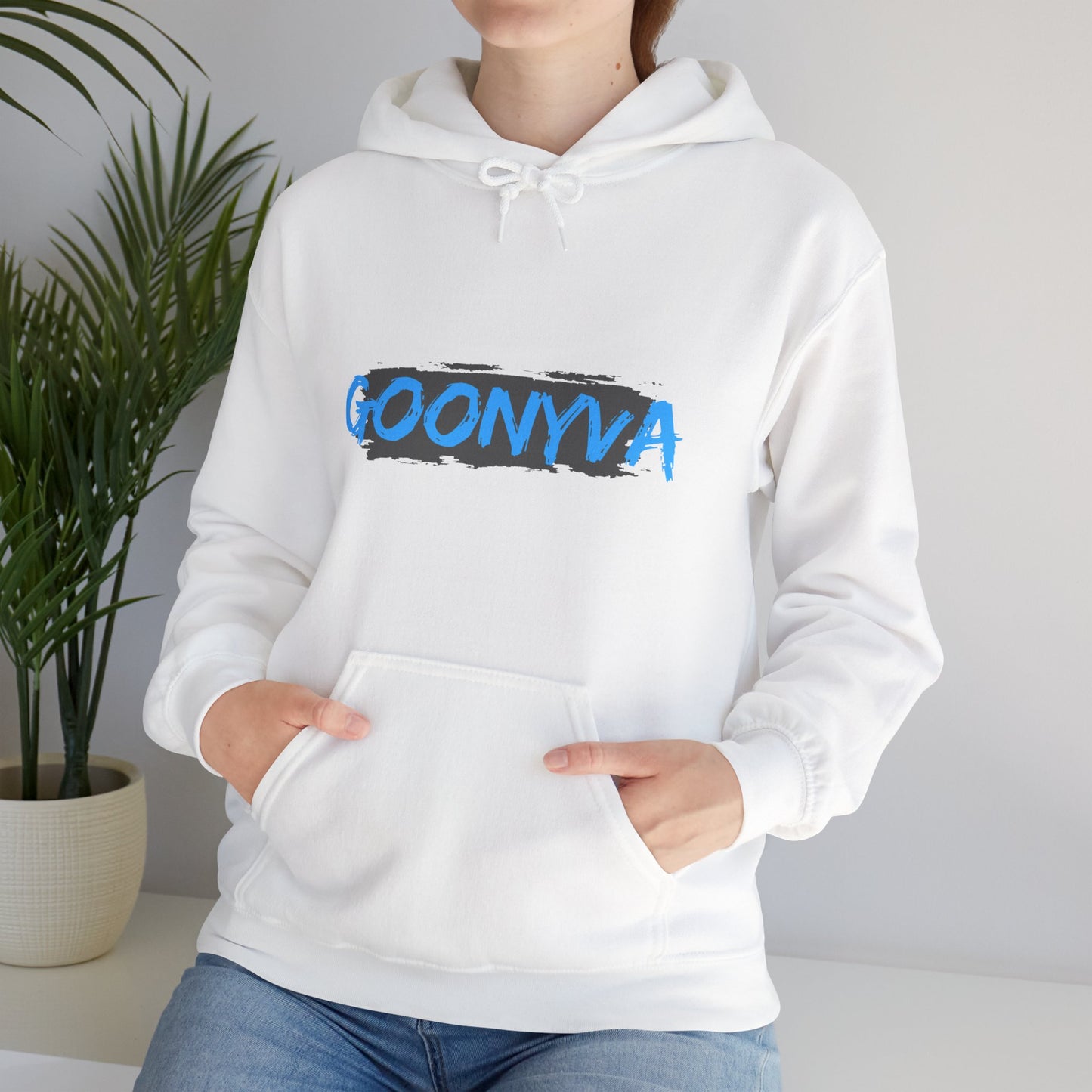 GOONYVA Hoodie à capuche unisexe en mélange épais, confortable pour toutes les occasions, tenue décontractée, cadeau pour amis, confortablee