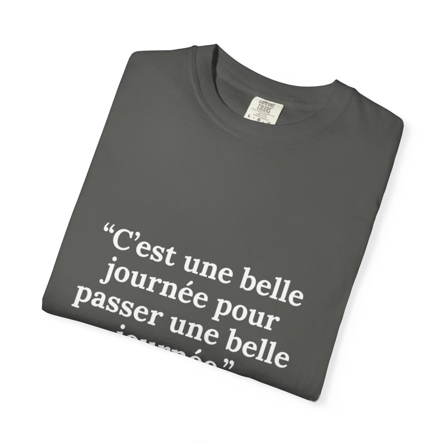 T-shirt Teint à la Perfection, Style Décontracté, Mode Unisexe, Confort Absolu, Idéal pour Offrir (Homme/Femme), L'Essentiel du Quotidien