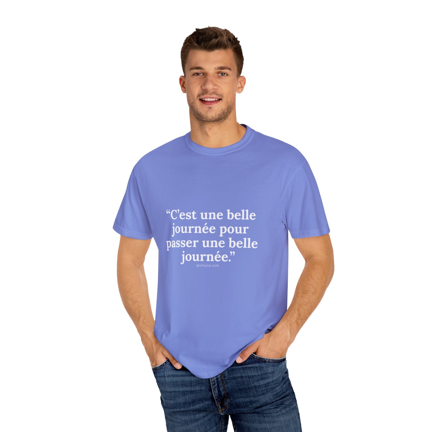 T-shirt Teint à la Perfection, Style Décontracté, Mode Unisexe, Confort Absolu, Idéal pour Offrir (Homme/Femme), L'Essentiel du Quotidien