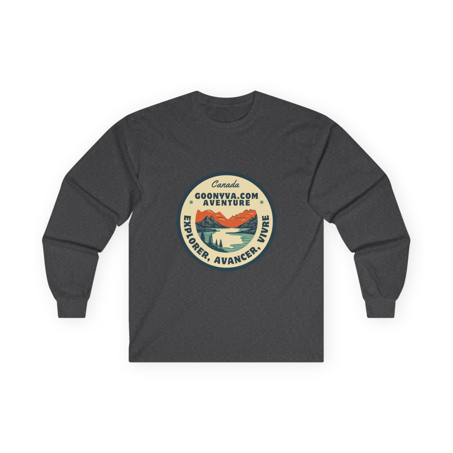 T-shirt Aventure Unisexe à Manches Longues Chemise de voyage Vêtement pour les passionnés de plein air Cadeau des Fêtes Vêtement décontracté