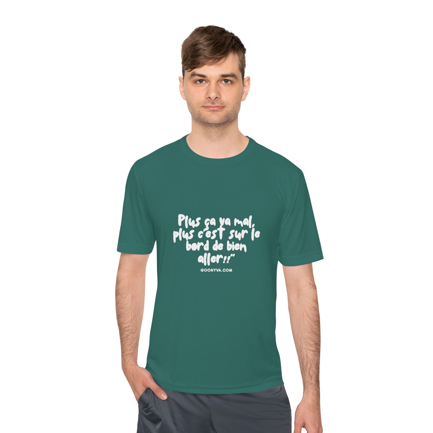 T-shirt Anti-Transpiration Unisexe, Idéal pour l'Entraînement Motivationnel. Vêtement de Sport Mixte et Cadeau Fitness Parfait. Le T-shirt Décontracté pour la Salle de Sport. Option 3 (Pour des listes ou des mots-clés)