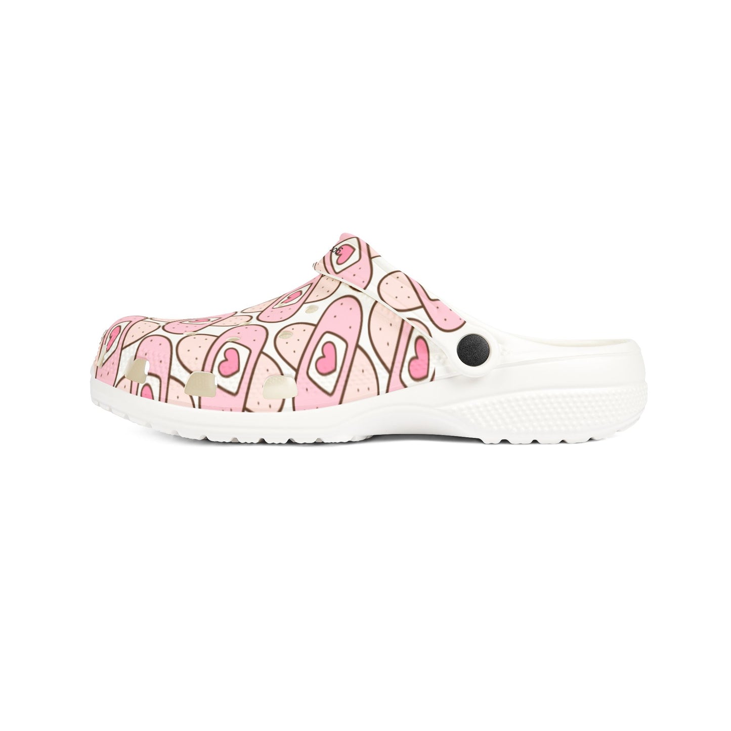 Sabots en mousse EVA à motif mignon Chaussures confortables au design Cœur Idéals pour les infirmières Pour une utilisation à l'intérieur/extérieur