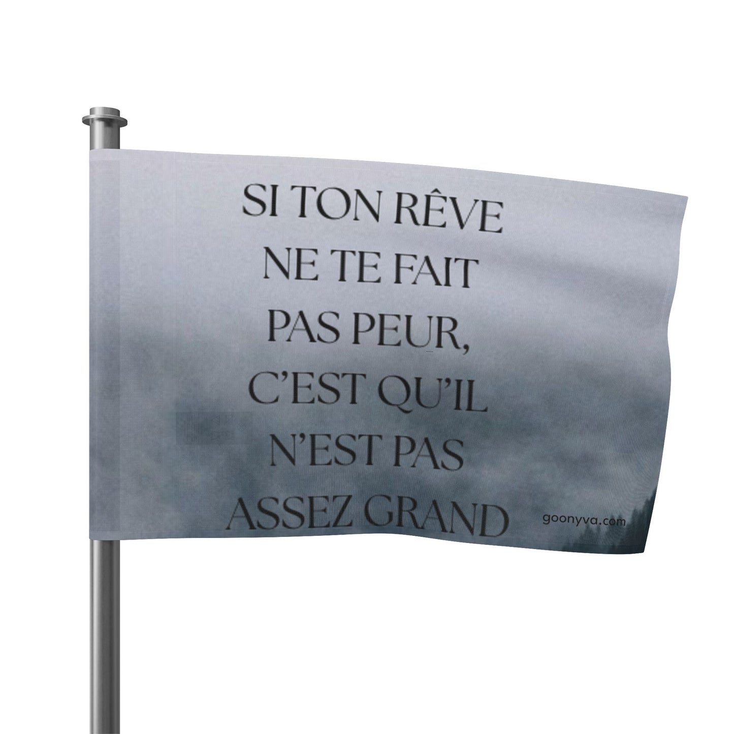 Impression d'art mural de motivation Décoration intérieure inspirante Œuvre d'art avec citation sur les rêves Cadeau pour les rêveurs Décoration murale unique