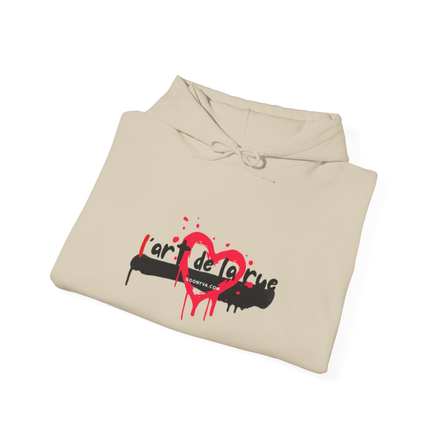 Chandail à Capuche Épais "Art Cœur" – Le Sweat-shirt Douillet Idéal pour les Passionnés d'Art. Tendance Unisexe Parfait pour la Saint-Valentin et les Tenues Décontractées.