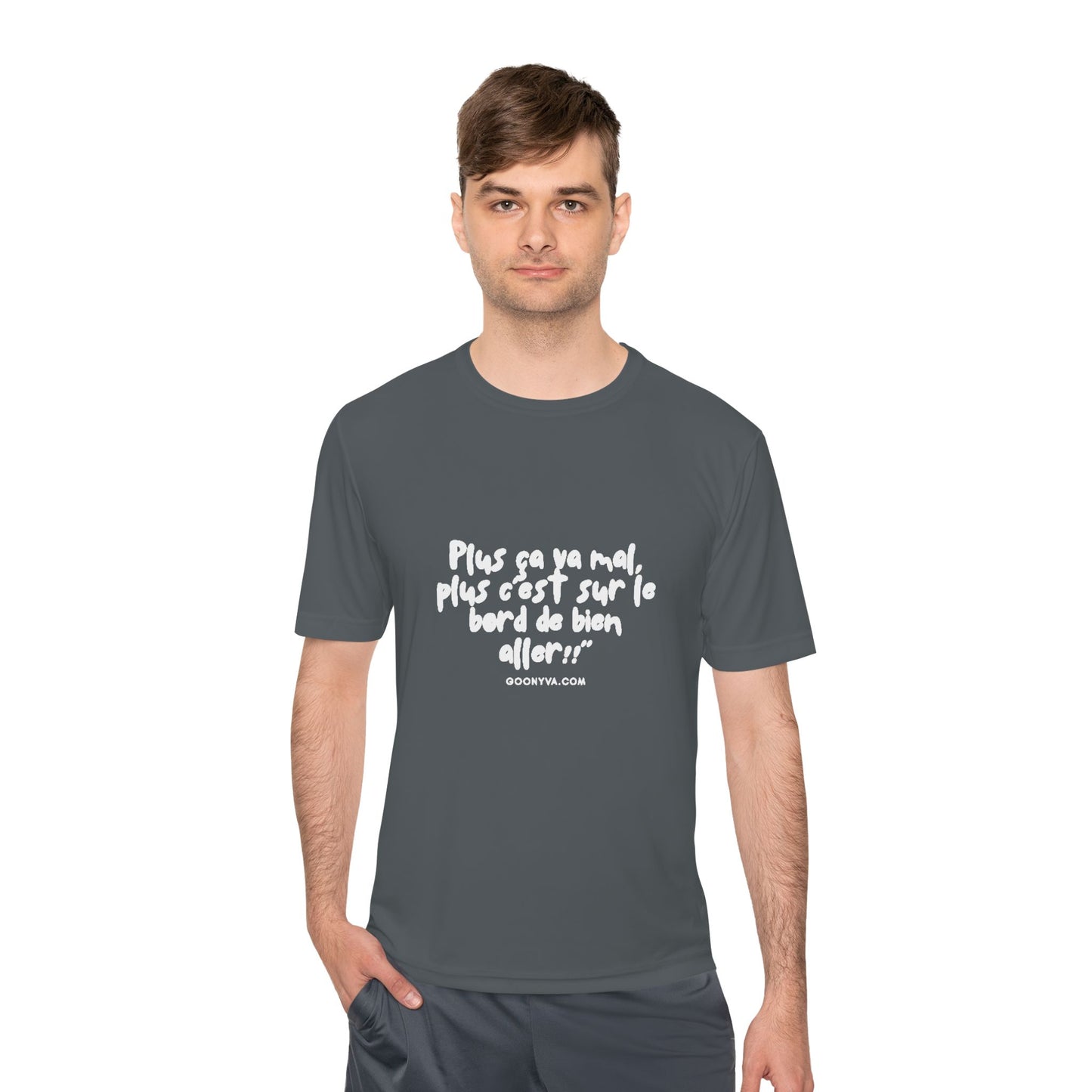 T-shirt Anti-Transpiration Unisexe, Idéal pour l'Entraînement Motivationnel. Vêtement de Sport Mixte et Cadeau Fitness Parfait. Le T-shirt Décontracté pour la Salle de Sport. Option 3 (Pour des listes ou des mots-clés)