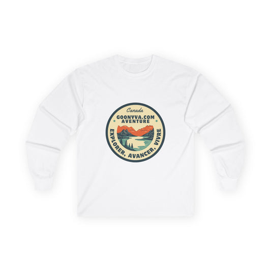 T-shirt Aventure Unisexe à Manches Longues Chemise de voyage  Vêtement pour les passionnés de plein air  Cadeau des Fêtes  Vêtement décontracté