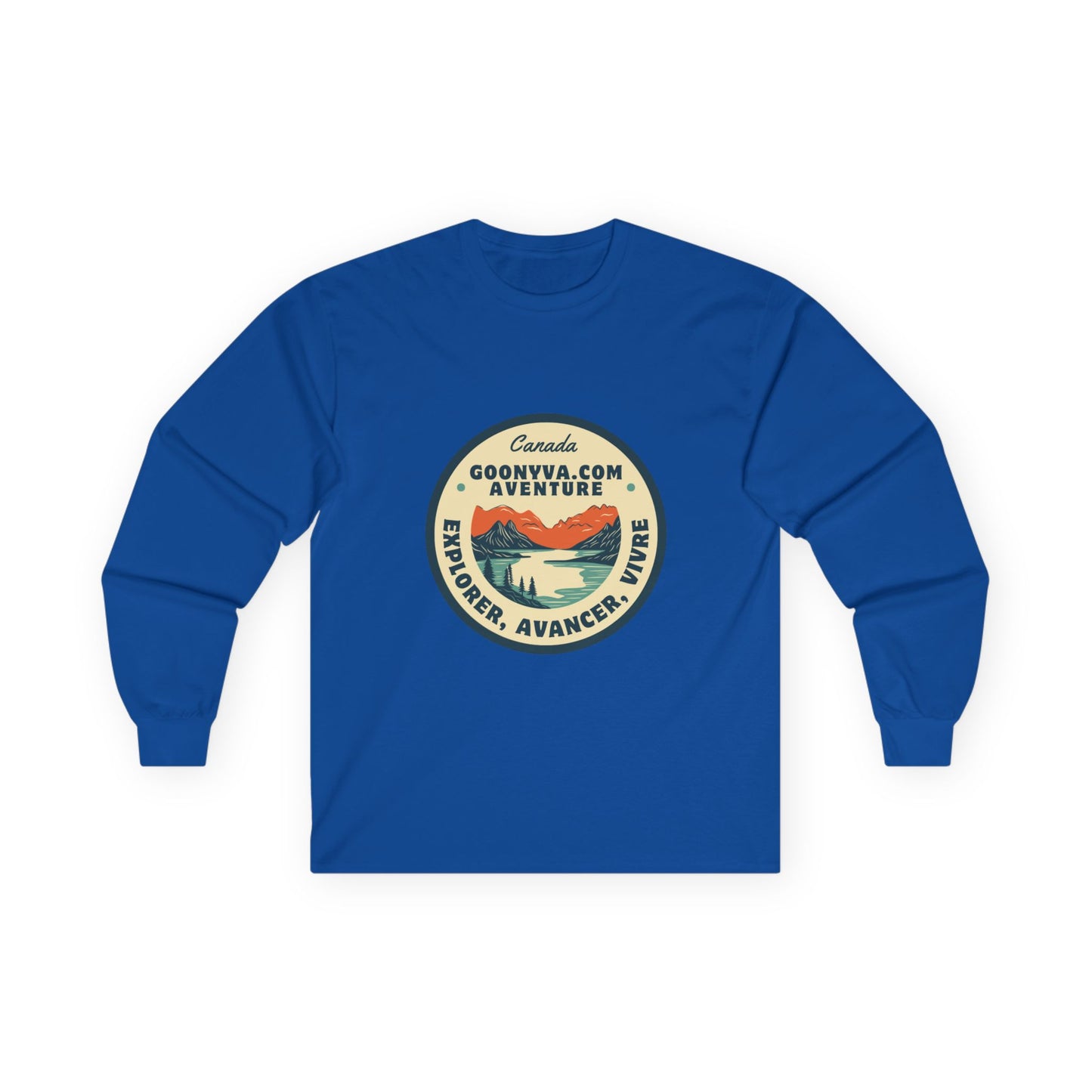 T-shirt Aventure Unisexe à Manches Longues Chemise de voyage Vêtement pour les passionnés de plein air Cadeau des Fêtes Vêtement décontracté