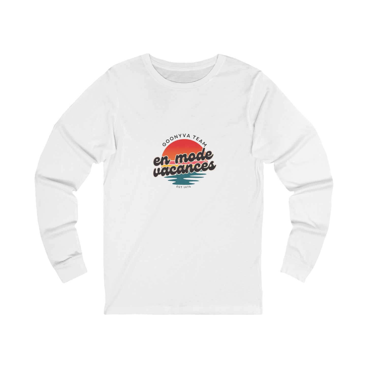 T-shirt Unisexe à Manches Longues T-shirt décontracté pour les vacances Cadeau pour les amoureux du voyage Tenue d'été Haut élégant pour la superposition