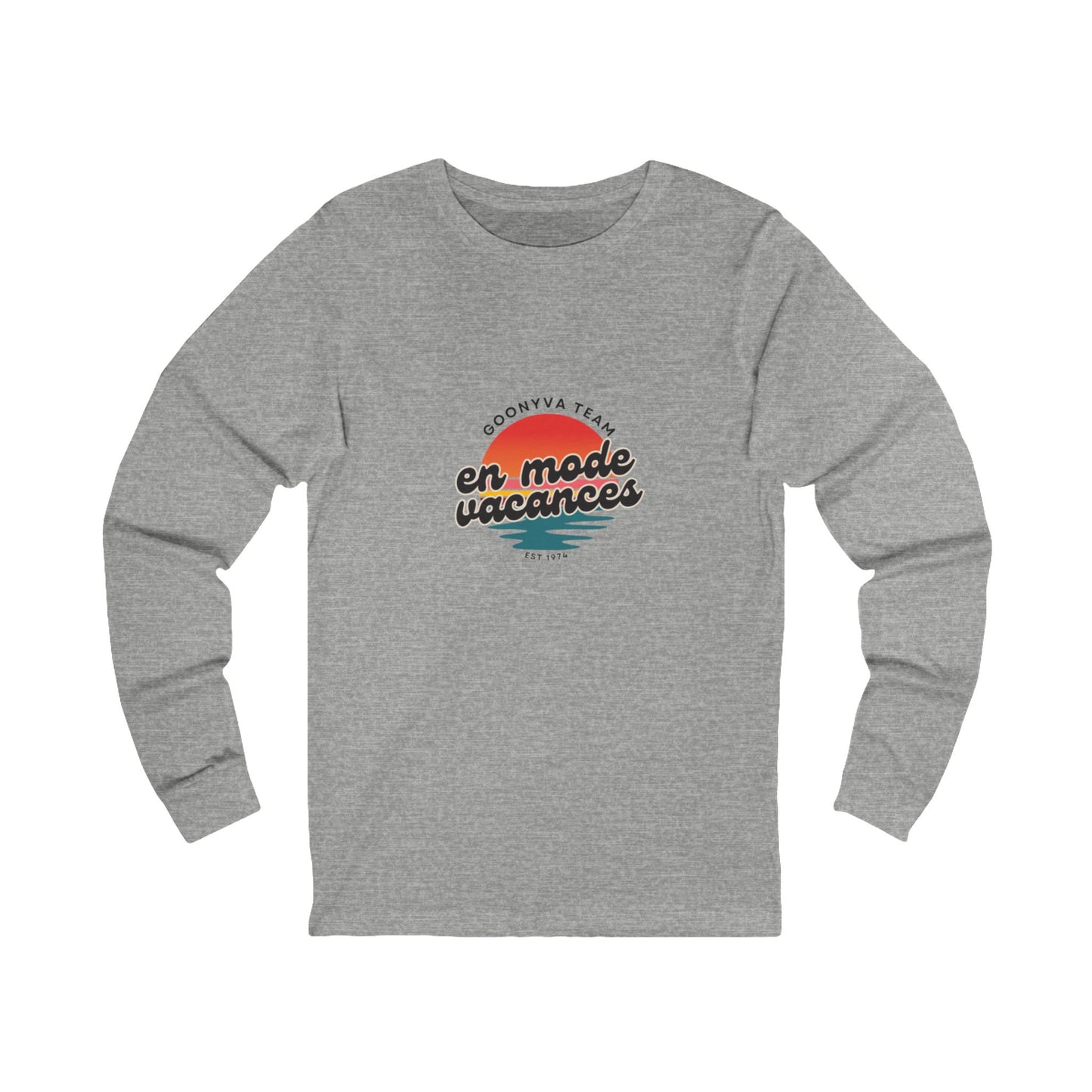 T-shirt Unisexe à Manches Longues T-shirt décontracté pour les vacances Cadeau pour les amoureux du voyage Tenue d'été Haut élégant pour la superposition
