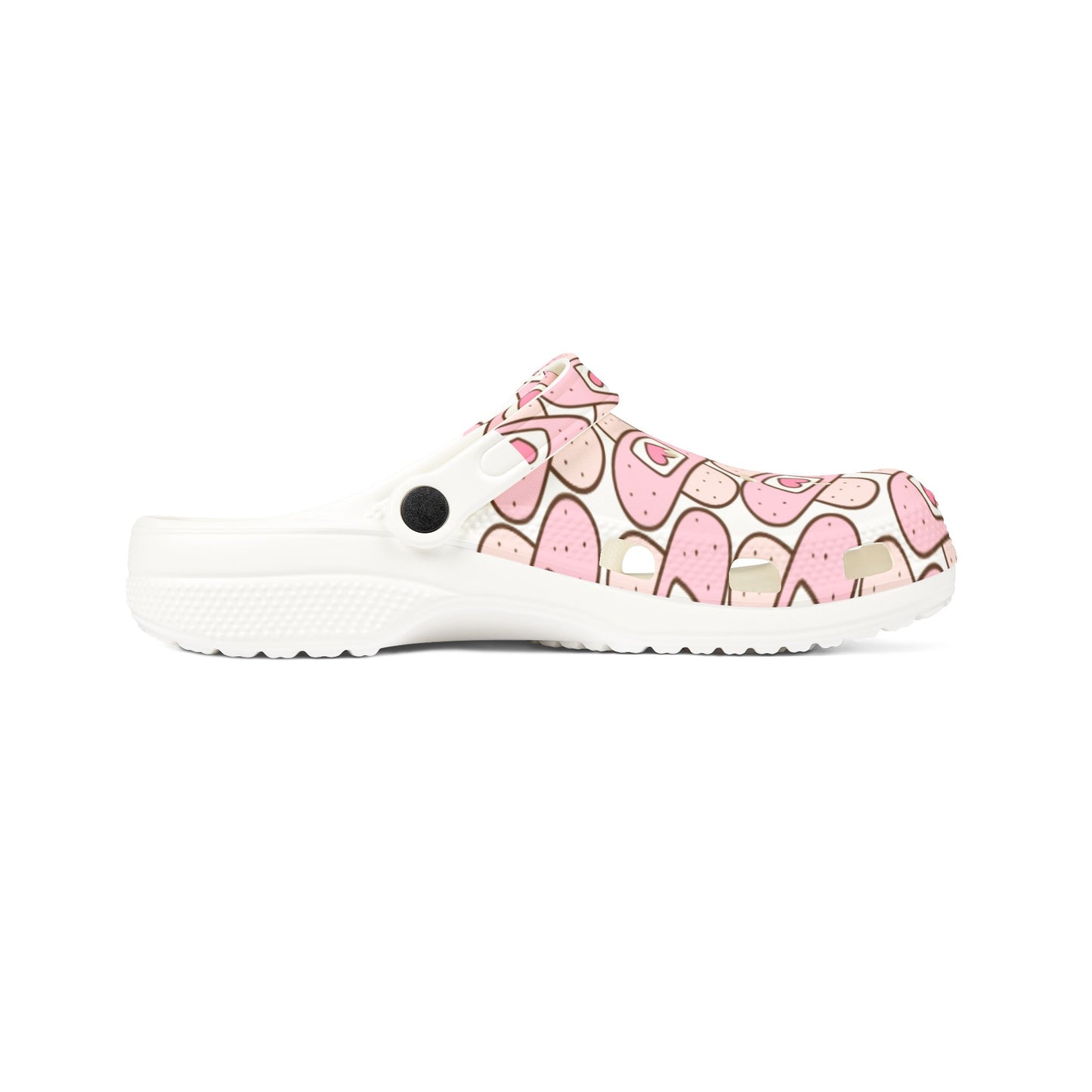 Sabots en mousse EVA à motif mignon Chaussures confortables au design Cœur Idéals pour les infirmières Pour une utilisation à l'intérieur/extérieur