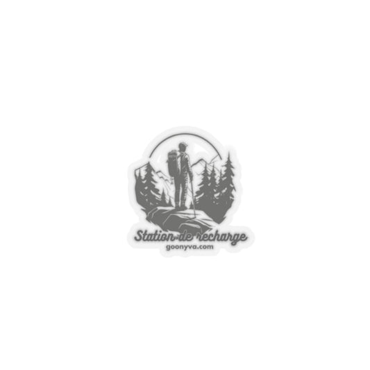 Adventure Nature Kiss-Cut Stickers, Outdoor Enthusiast Decor, Laptop Stickers, Travel Accessories, Hiking Gifts