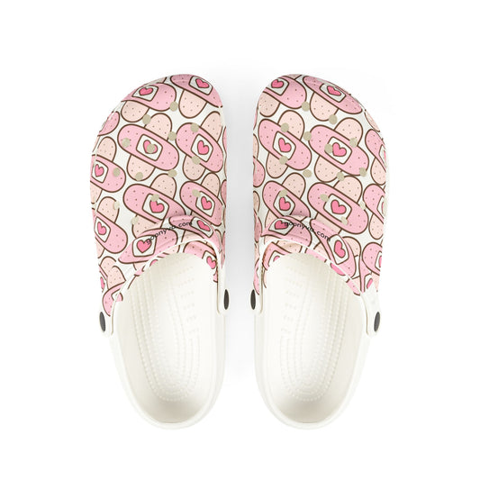 Sabots en mousse EVA à motif mignon Chaussures confortables au design Cœur  Idéals pour les infirmières  Pour une utilisation à l'intérieur/extérieur