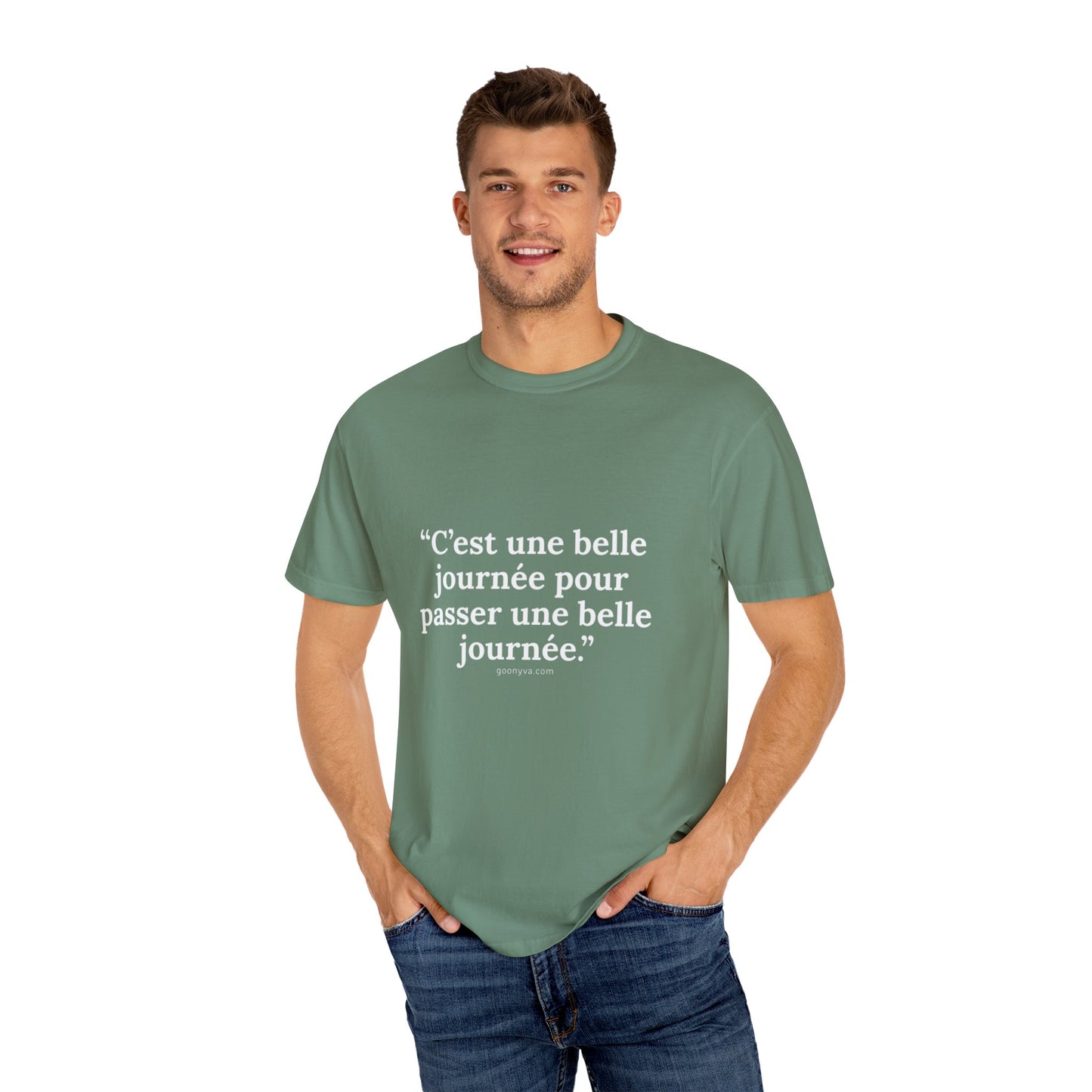 T-shirt Teint à la Perfection, Style Décontracté, Mode Unisexe, Confort Absolu, Idéal pour Offrir (Homme/Femme), L'Essentiel du Quotidien