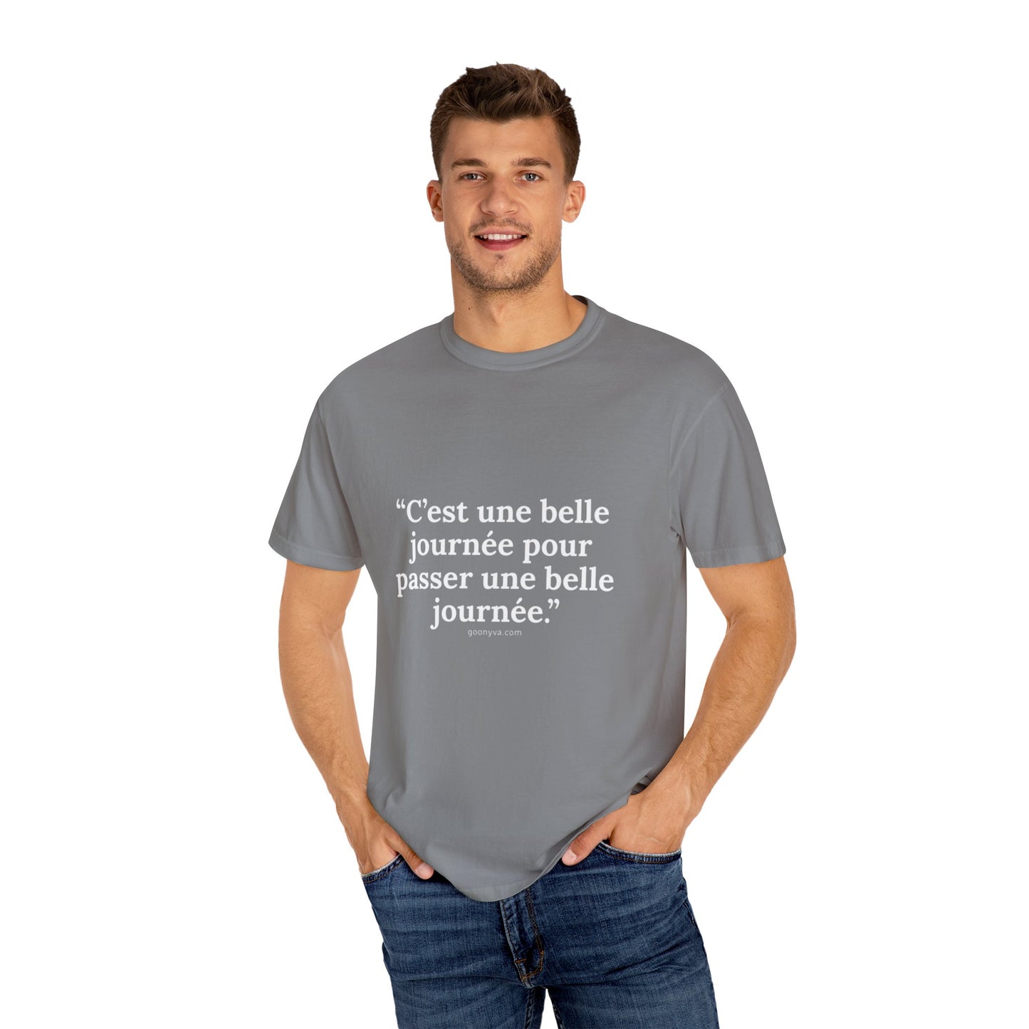 T-shirt Teint à la Perfection, Style Décontracté, Mode Unisexe, Confort Absolu, Idéal pour Offrir (Homme/Femme), L'Essentiel du Quotidien