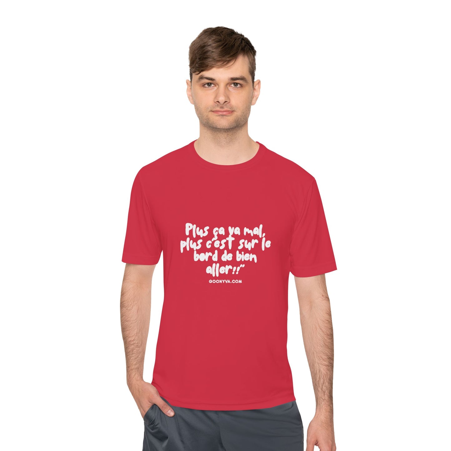 T-shirt Anti-Transpiration Unisexe, Idéal pour l'Entraînement Motivationnel. Vêtement de Sport Mixte et Cadeau Fitness Parfait. Le T-shirt Décontracté pour la Salle de Sport. Option 3 (Pour des listes ou des mots-clés)
