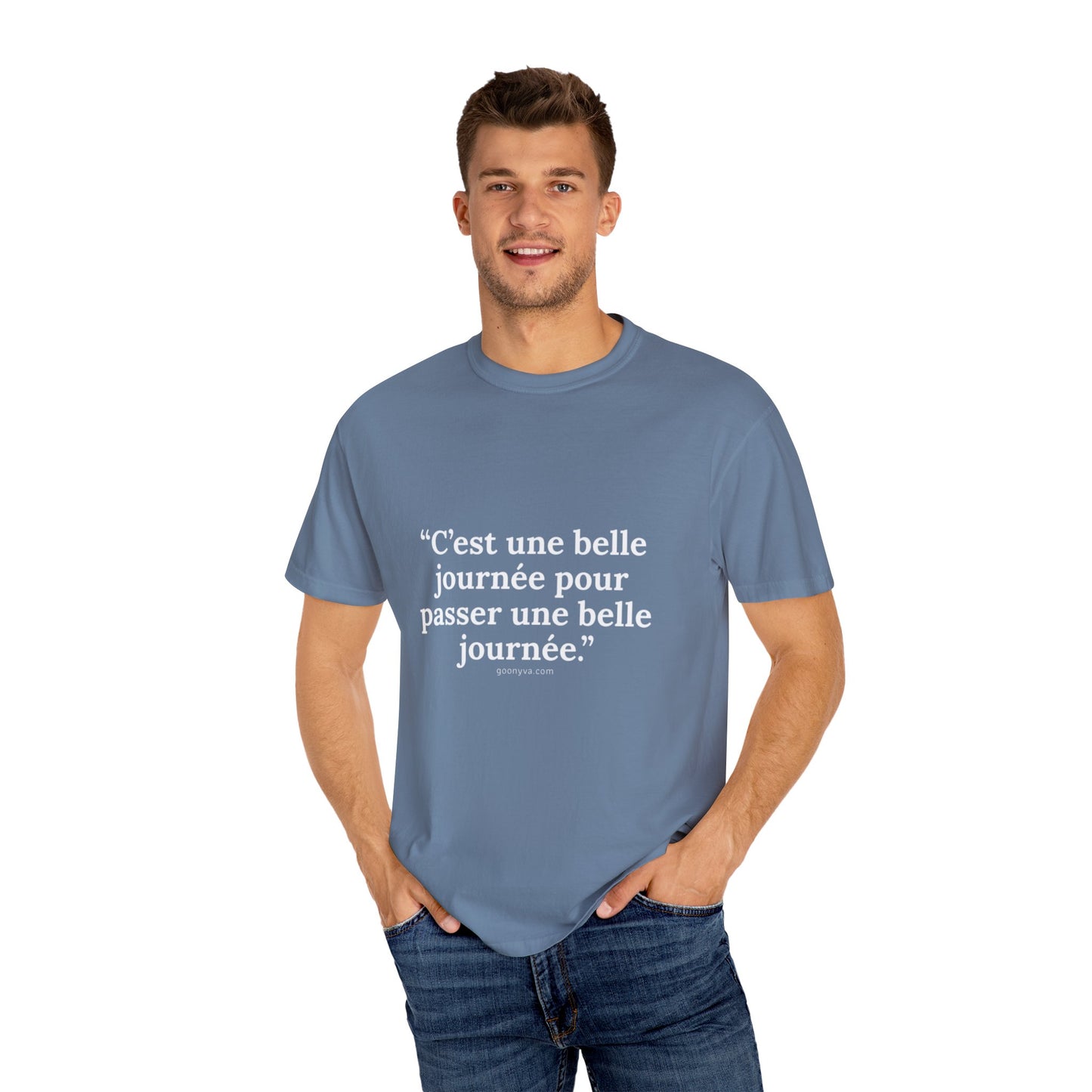T-shirt Teint à la Perfection, Style Décontracté, Mode Unisexe, Confort Absolu, Idéal pour Offrir (Homme/Femme), L'Essentiel du Quotidien