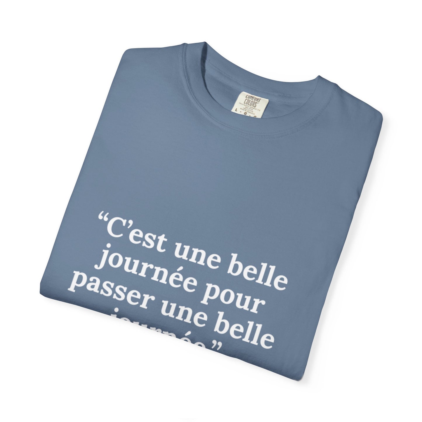 T-shirt Teint à la Perfection, Style Décontracté, Mode Unisexe, Confort Absolu, Idéal pour Offrir (Homme/Femme), L'Essentiel du Quotidien