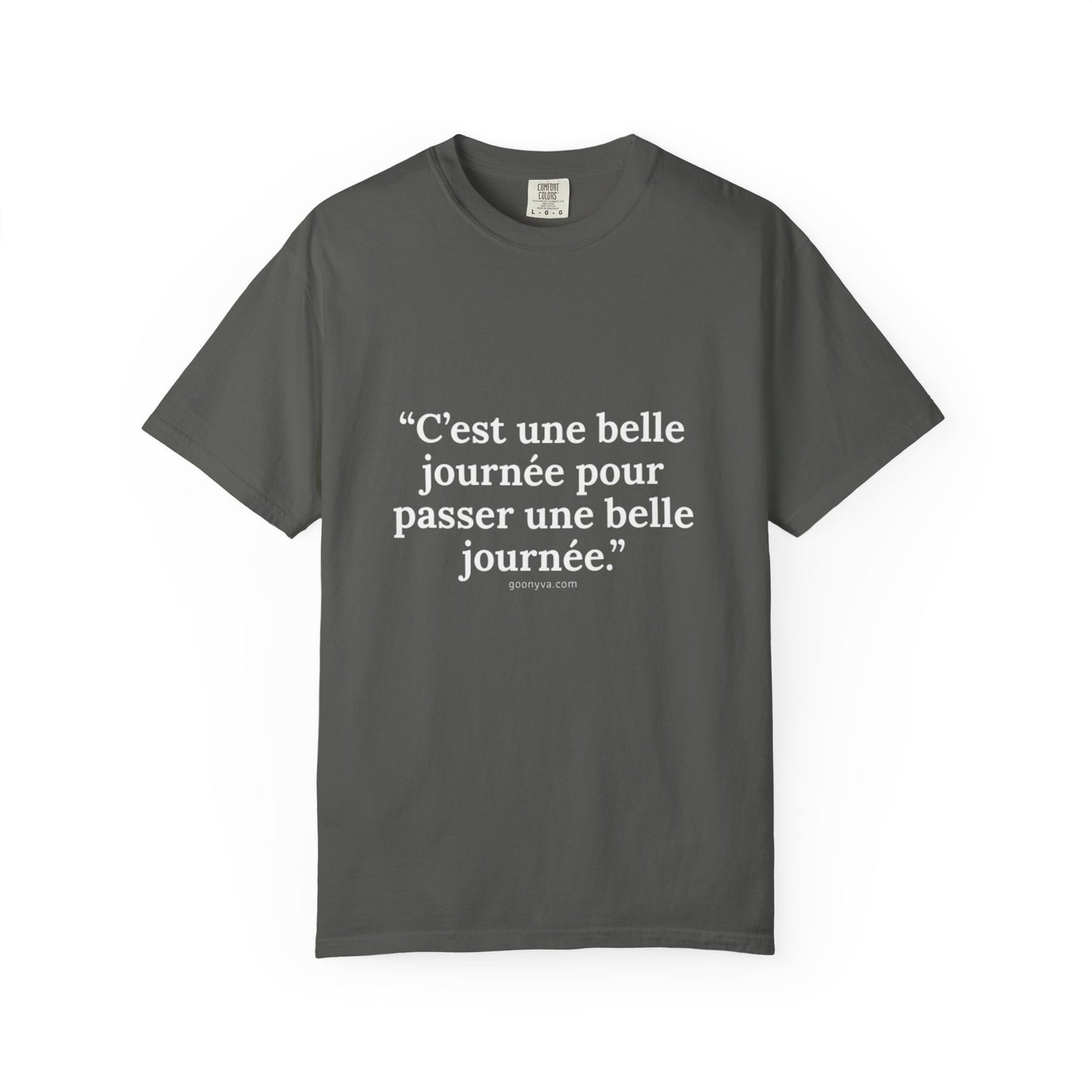 T-shirt Teint à la Perfection, Style Décontracté, Mode Unisexe, Confort Absolu, Idéal pour Offrir (Homme/Femme), L'Essentiel du Quotidien