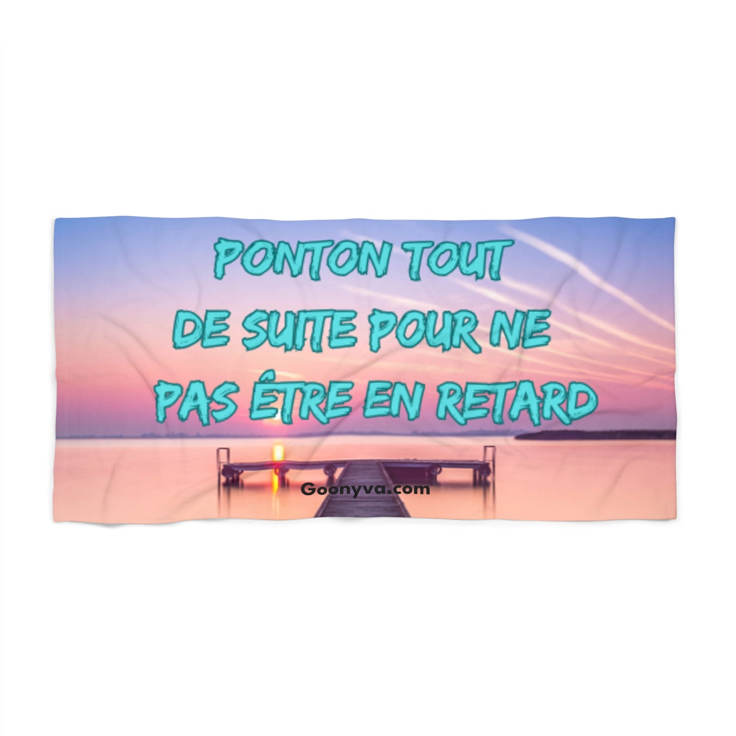 Serviette de Plage avec Citation de Motivation Parfaite pour les journées d'été Idéale pour les sorties à la plage et les vacances en famille Pour la détente au bord de la piscine Essentiels de voyage