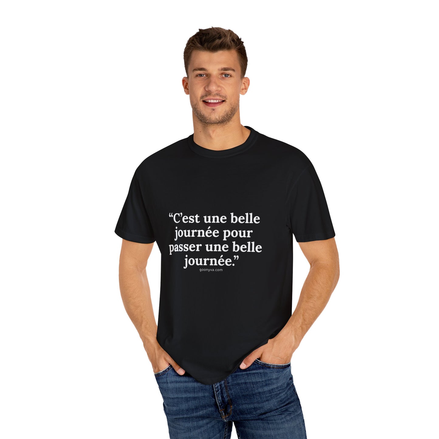 T-shirt Teint à la Perfection, Style Décontracté, Mode Unisexe, Confort Absolu, Idéal pour Offrir (Homme/Femme), L'Essentiel du Quotidien