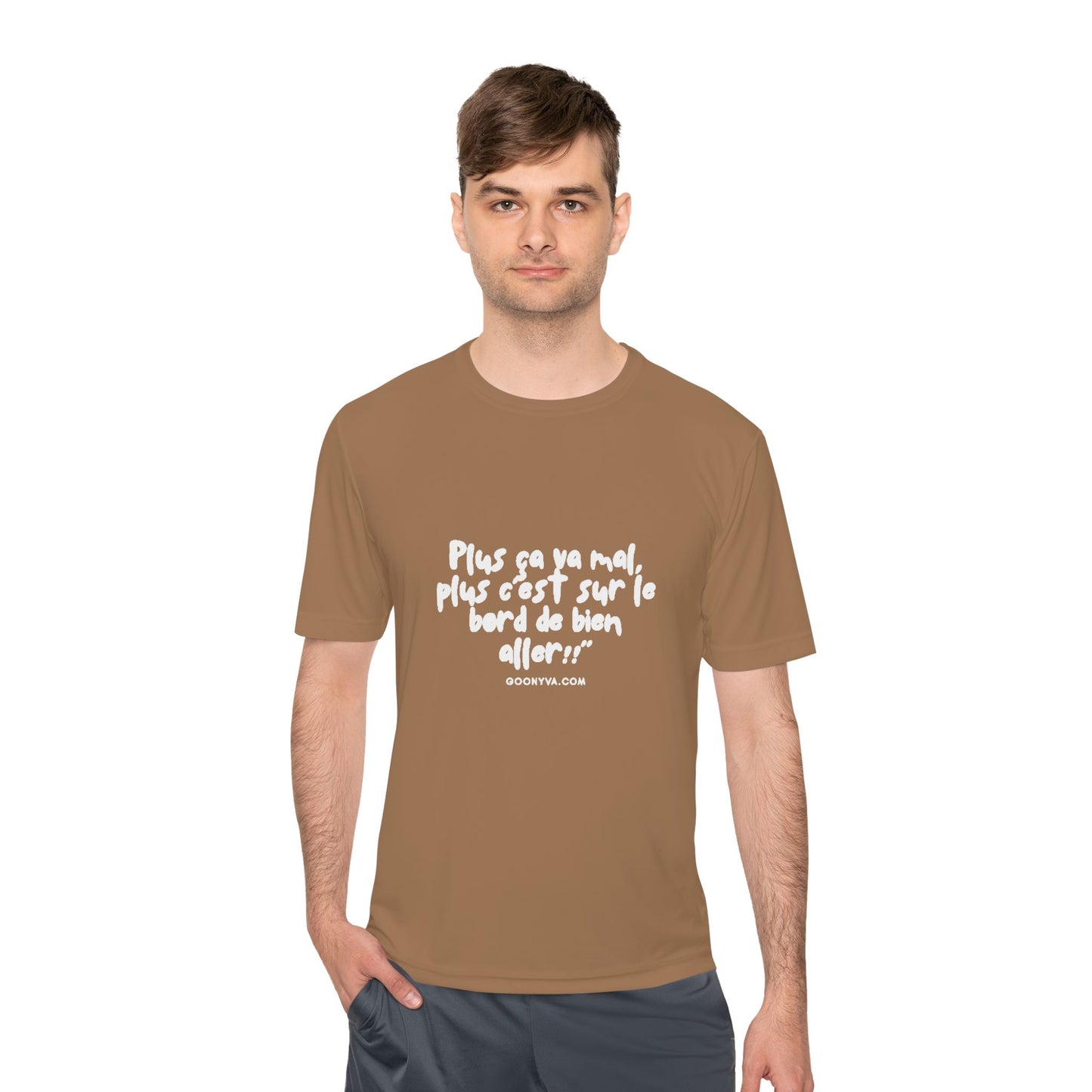 T-shirt Anti-Transpiration Unisexe, Idéal pour l'Entraînement Motivationnel. Vêtement de Sport Mixte et Cadeau Fitness Parfait. Le T-shirt Décontracté pour la Salle de Sport. Option 3 (Pour des listes ou des mots-clés)