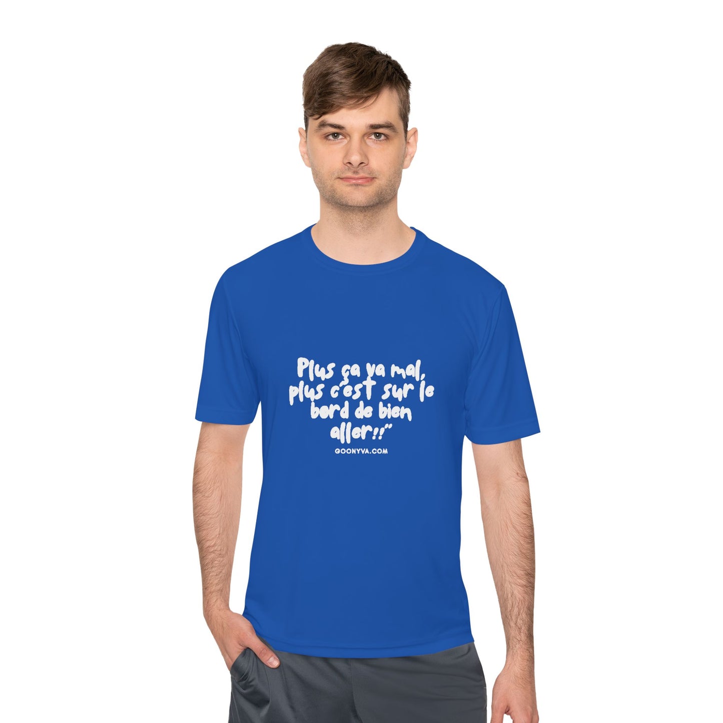 T-shirt Anti-Transpiration Unisexe, Idéal pour l'Entraînement Motivationnel. Vêtement de Sport Mixte et Cadeau Fitness Parfait. Le T-shirt Décontracté pour la Salle de Sport. Option 3 (Pour des listes ou des mots-clés)