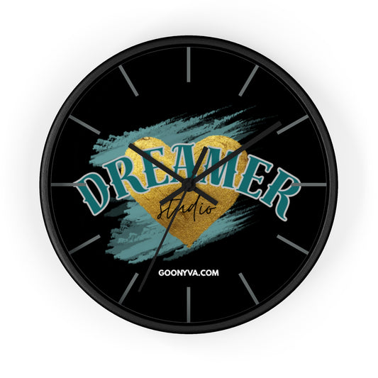 Horloge murale "Cœur de Rêveur" Décoration inspirante pour la maison et le bureau  Cadeau pour les rêveurs  Art de motivation  Décoration murale unique