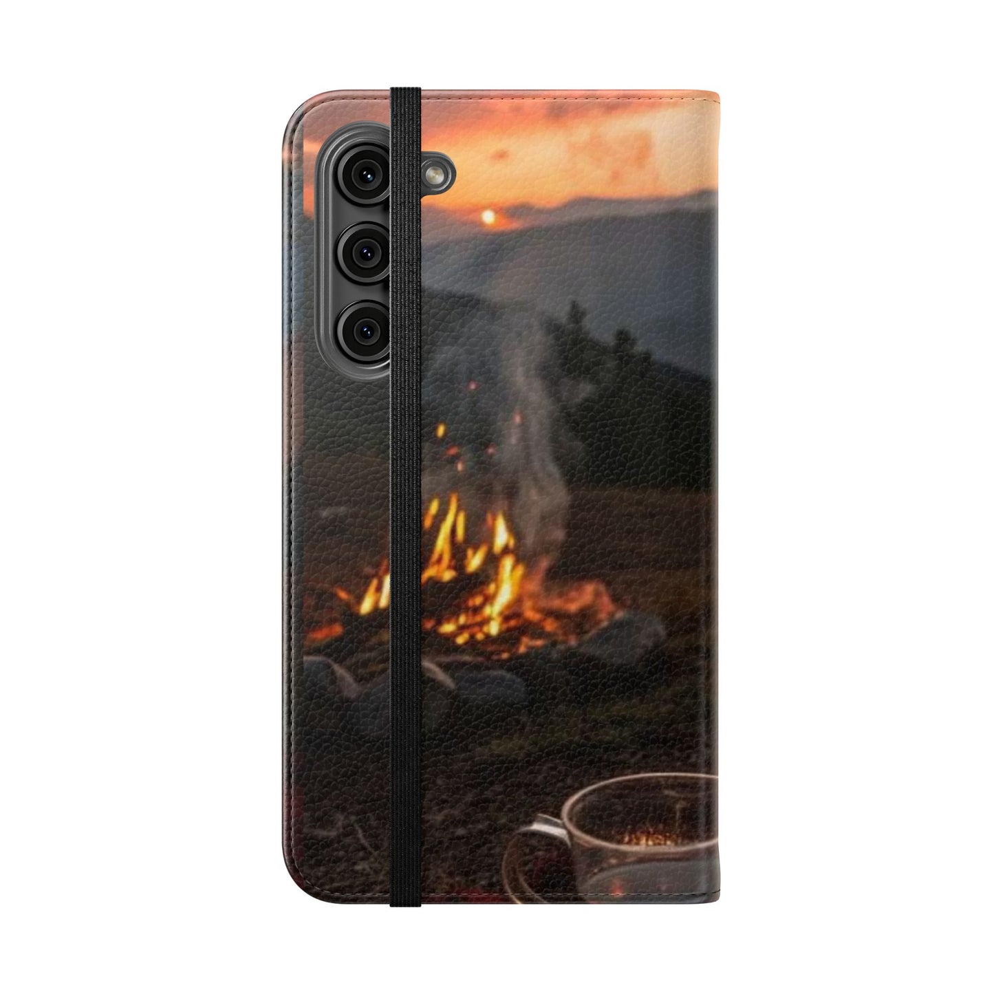 Étuis à Rabat pour Téléphone "Inspiration Nature" Étui portefeuille protecteur  Thème feu de camp  Accessoire stylé pour l'extérieur  Cadeau parfait pour [...]