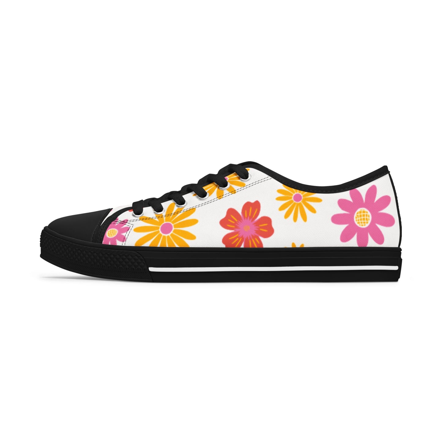 Espadrilles basses fleuries pour femmes Espadrilles fleuries tendance  Chaussures de printemps confortables  Chaussures décontractées mignonnes pour femmes  Stylées [...]