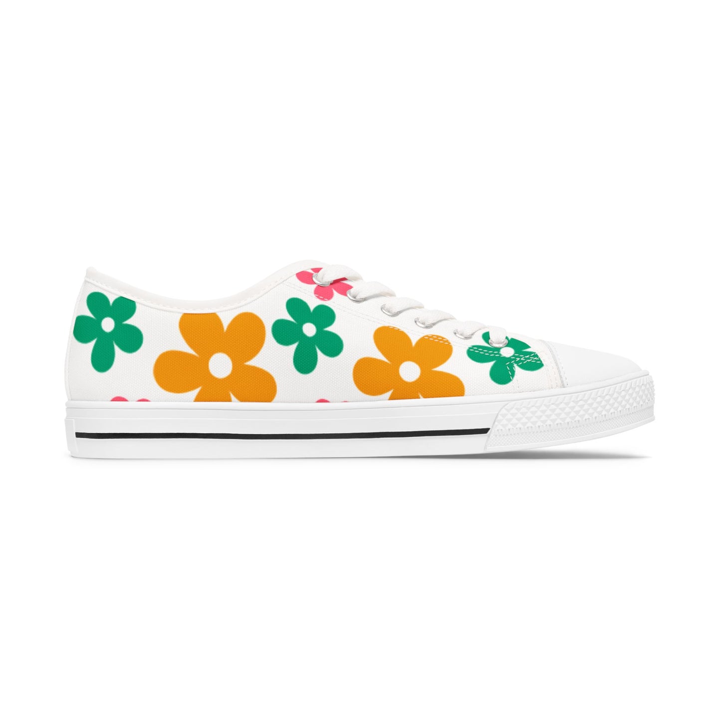 Baskets fleuries pour femme Chaussures décontractées et élégantes pour tous les jours  Chaussures confortables pour le printemps  Cadeau d'anniversaire  Baskets tendance