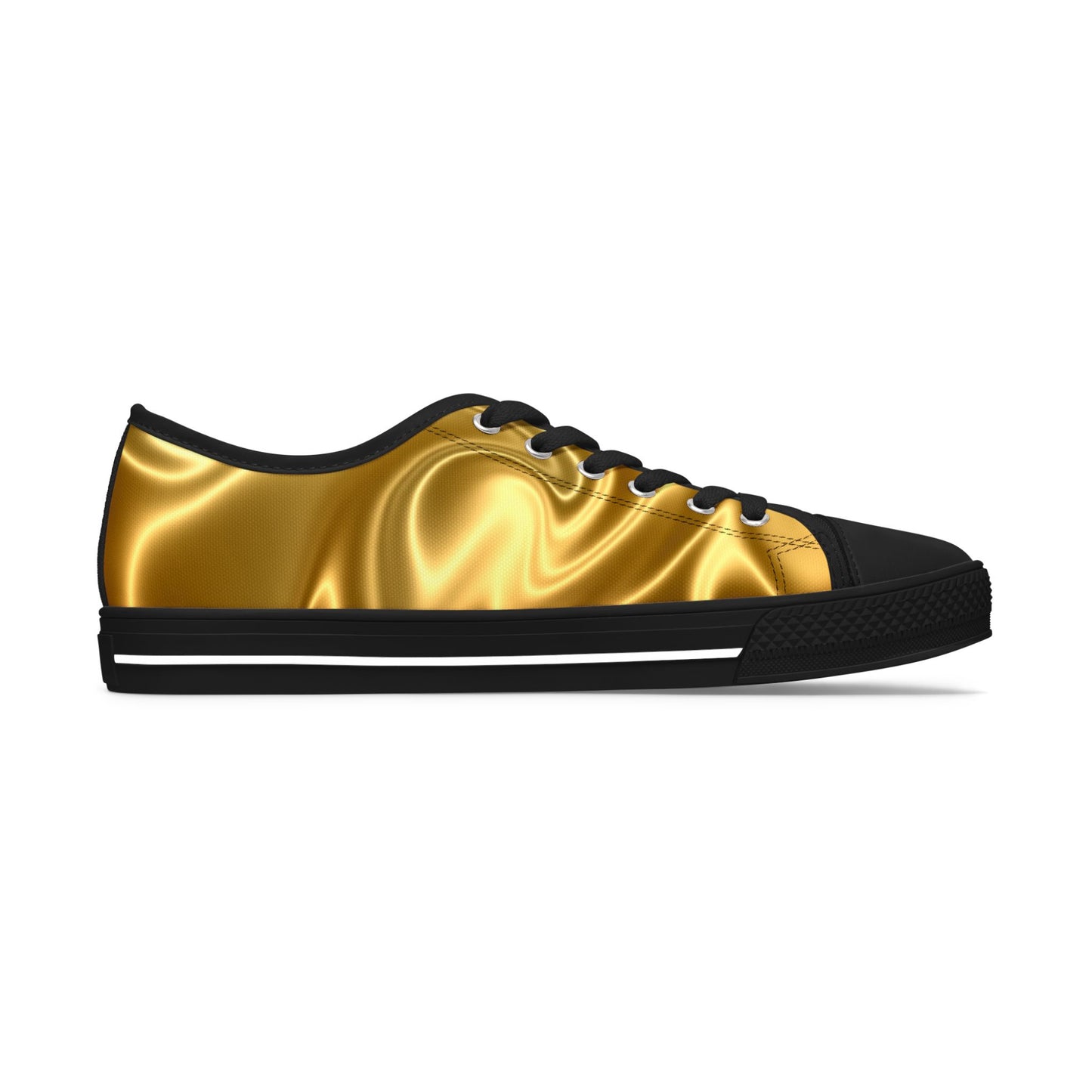 Baskets basses satinées dorées pour femme Chaussures décontractées stylées  Chaussures confortables pour le quotidien  Baskets tendance pour femme  Cadeau pour elle  [...]